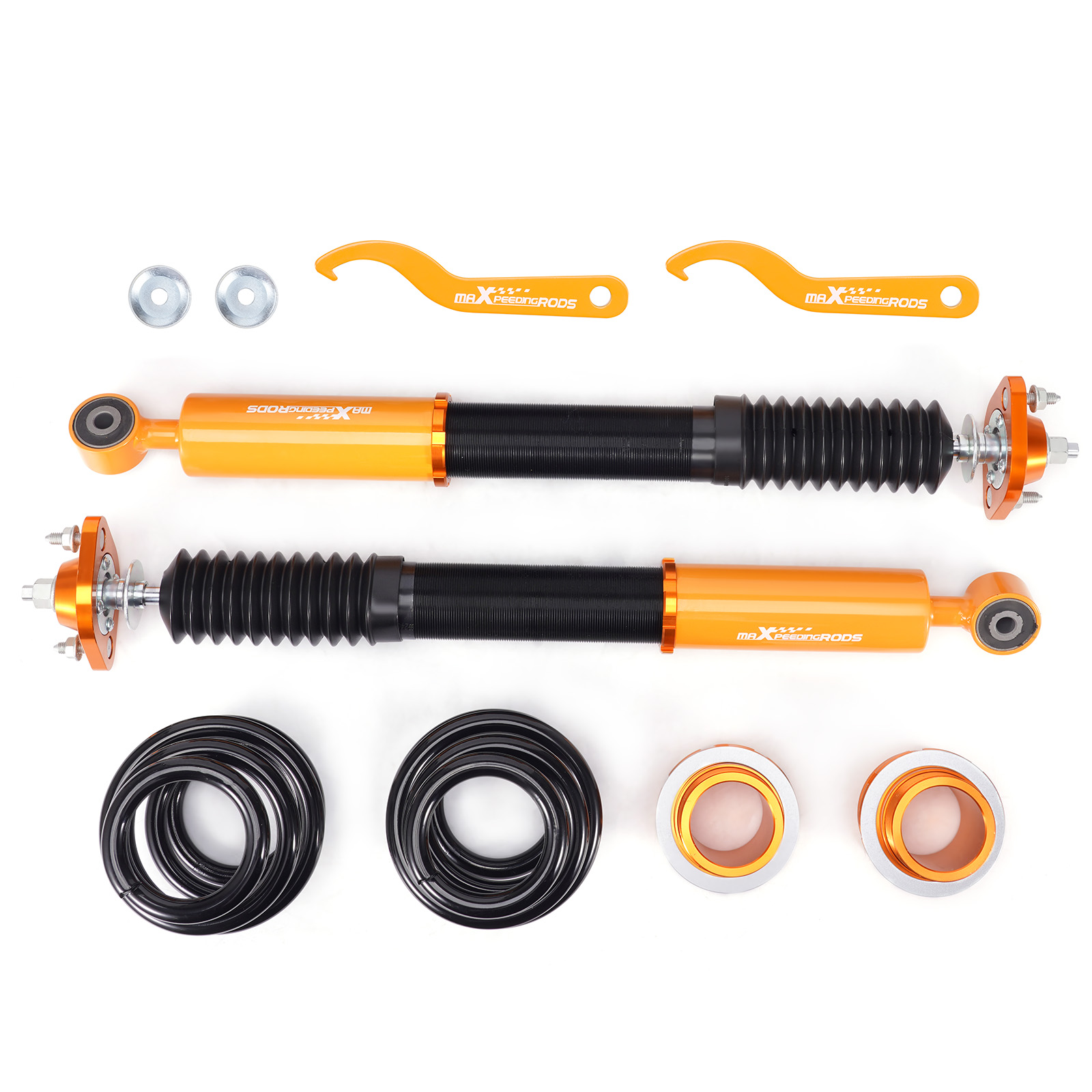 Komplettes Gewindefahrwerk Schraubenfederbeine for BMW E46 3er 98-05 Doppelrohr