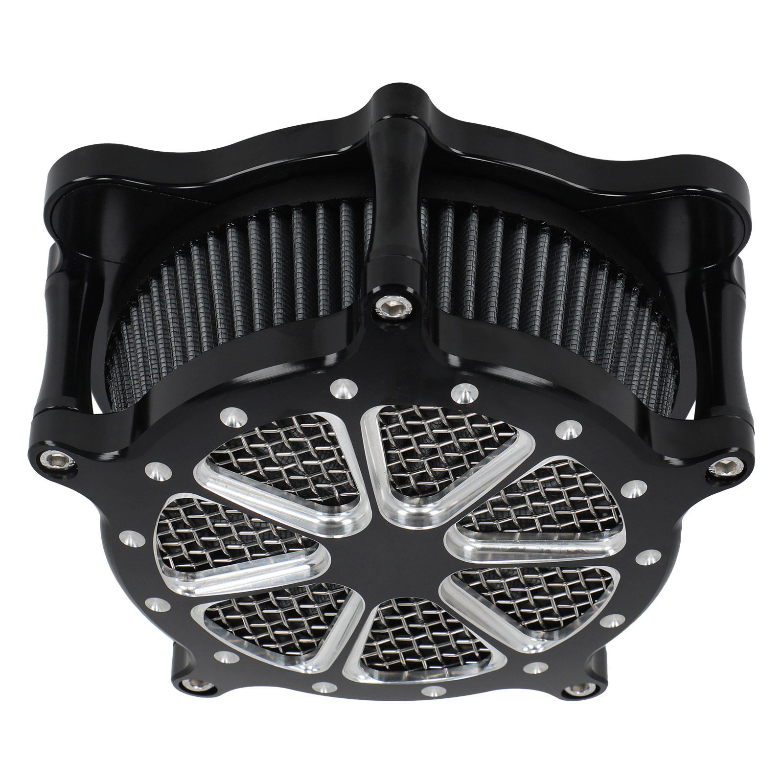 1x Air Filter Cleaner Air Cleaner filter for Harley Touring 00-07 Softail 00-15