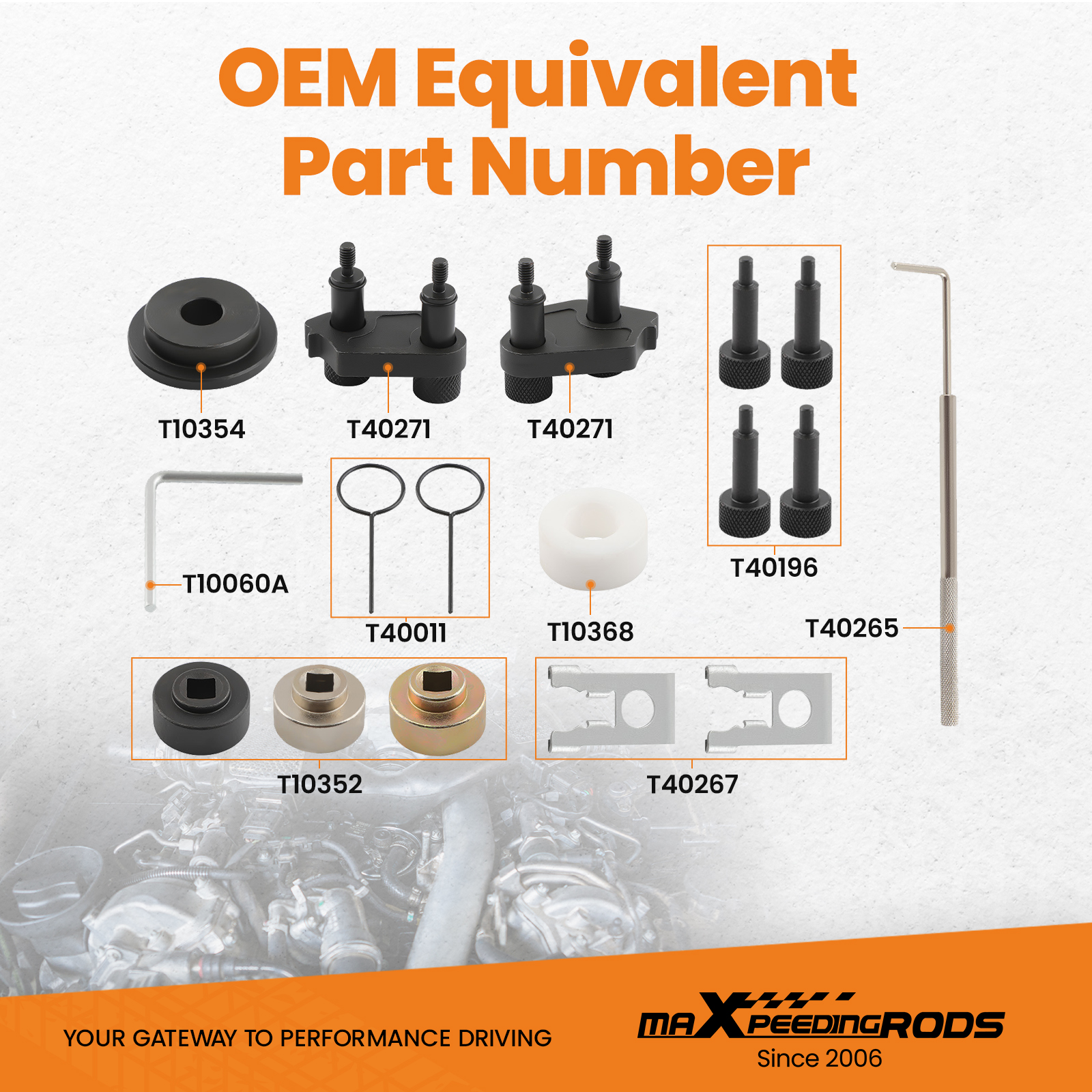 Engine Timing Tool Set For Audi VW 1.8 2.0 TSITFSI EA888 - Bhutan