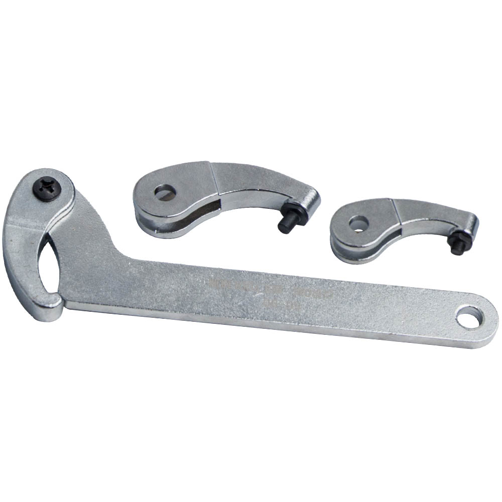 8x Adjustable Hook Pin Spanner Wrench Set Interchangeable Wrench Tool 35-120 New