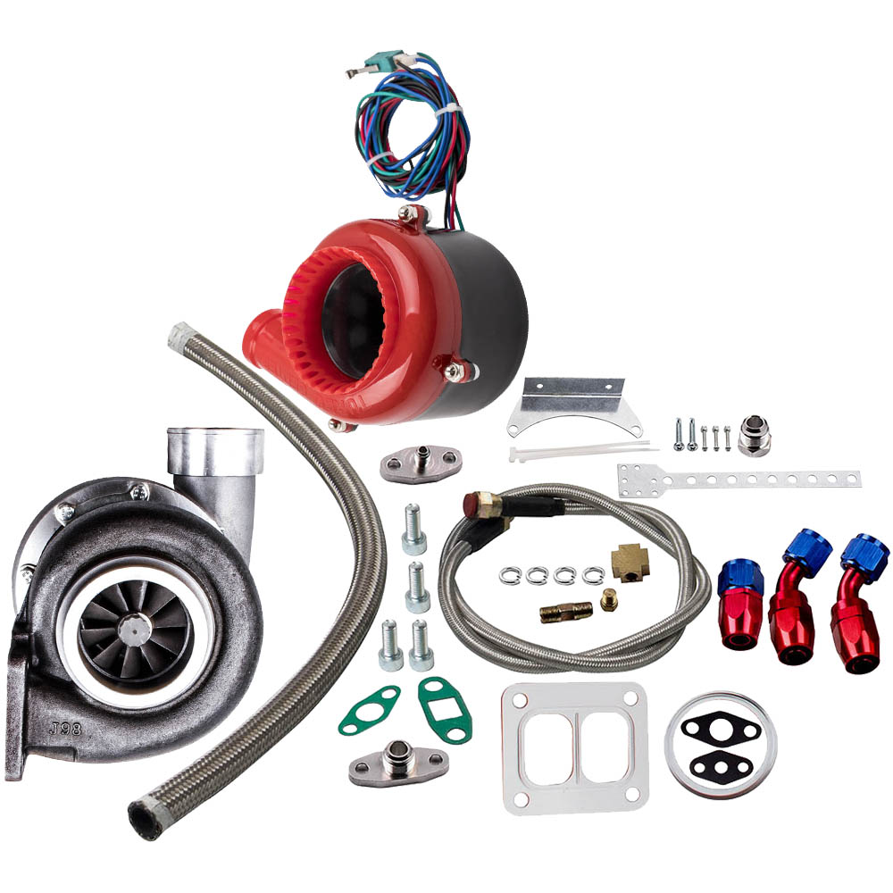 Upgrade Racing Turbo Ölleitung wastegate GT45 T4 1.05 A/R 98mm Huge 600+HP