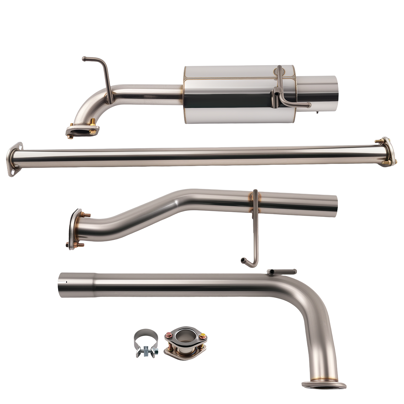 New Stainless Steel Catback Exhaust System for Honda Accord 2.3L 1998-2002