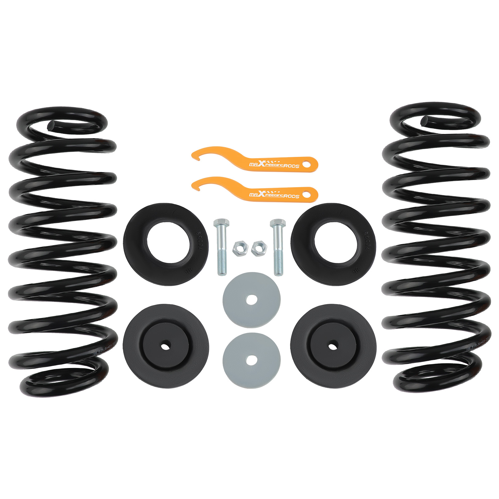 2x Rear Air Strut to Coil Spring Assembly Conversion Kit For BMW X5 E53 2000-06