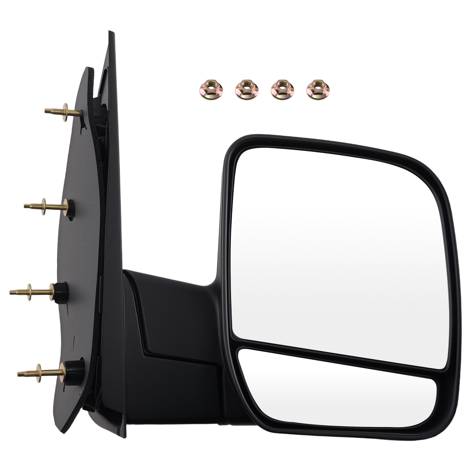Right Manual Mirror for Ford E-250 E-350 E-450 2003-13 Manual Black