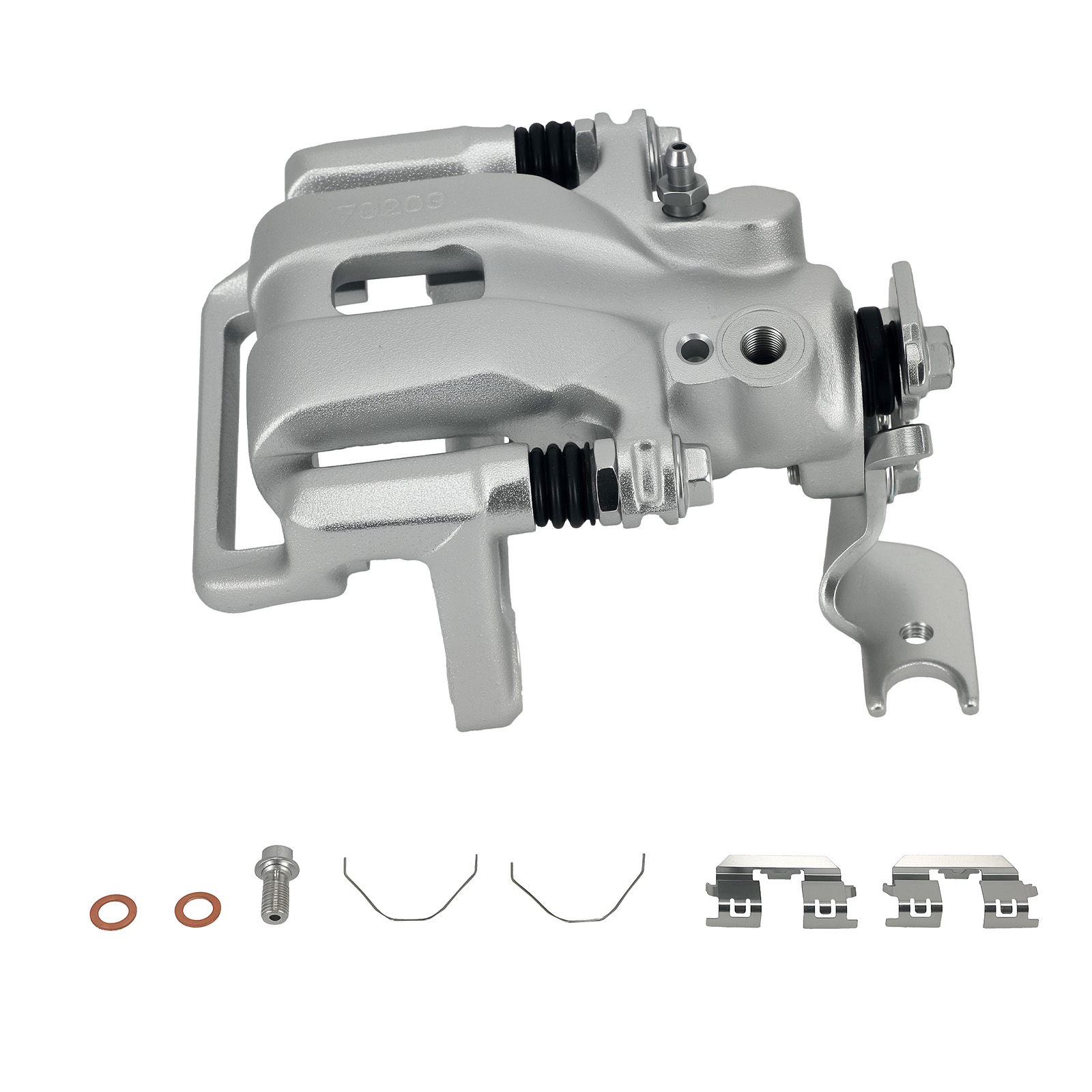 Disc Brake Caliper Complete Rear Left for Honda Accord 2013-2017 with Hardware