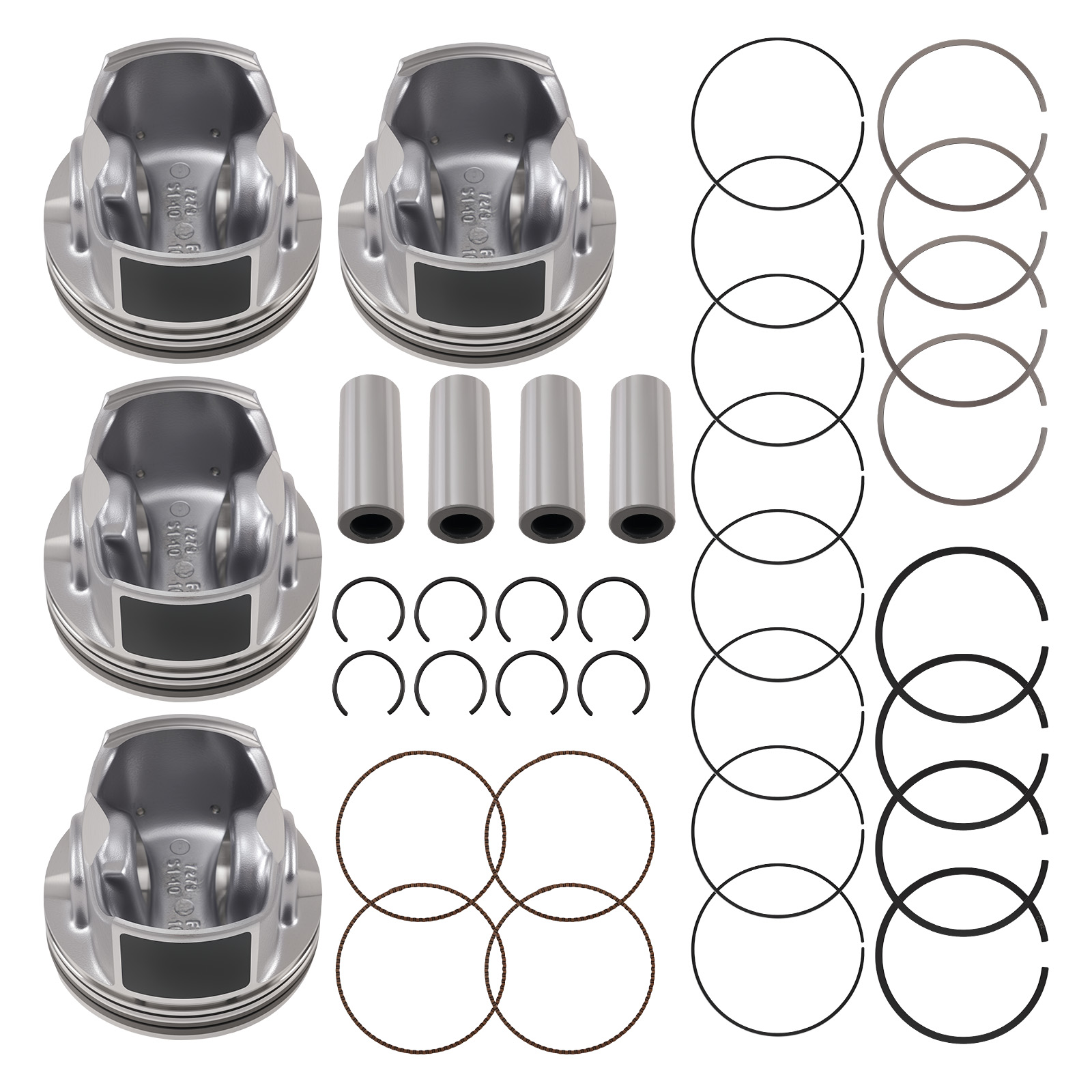 Pistons & Rings Kit For Chevy Cruze Sonic Trax Buick Encore 1.4L Turbo 11-2021