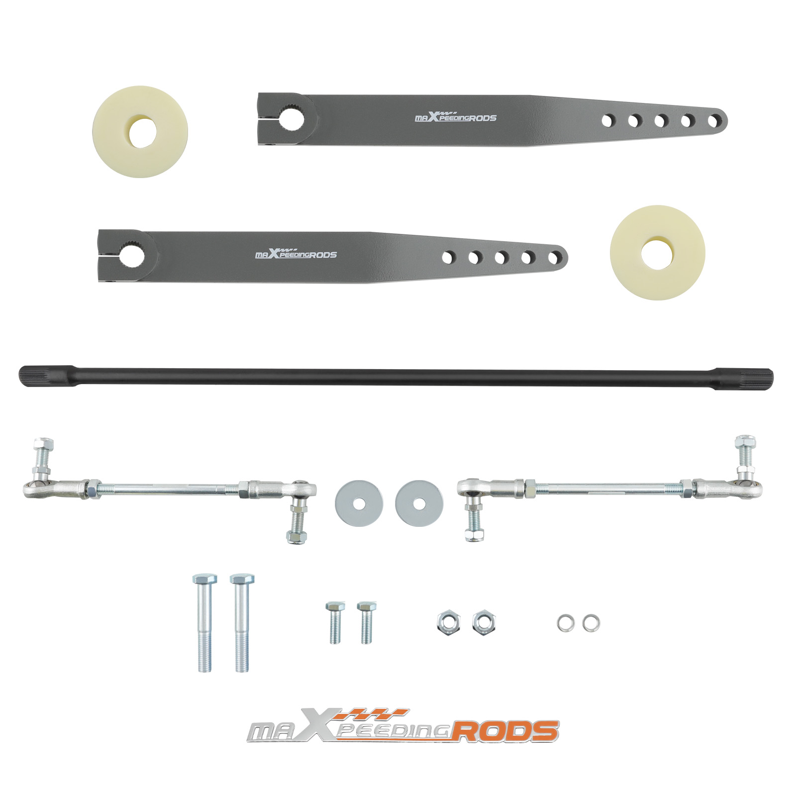FRONT SCHWINGE + STAHLARME PASSEND FOR JEEP WRANGLER TJ LJ 1997-2006 255-285MM
