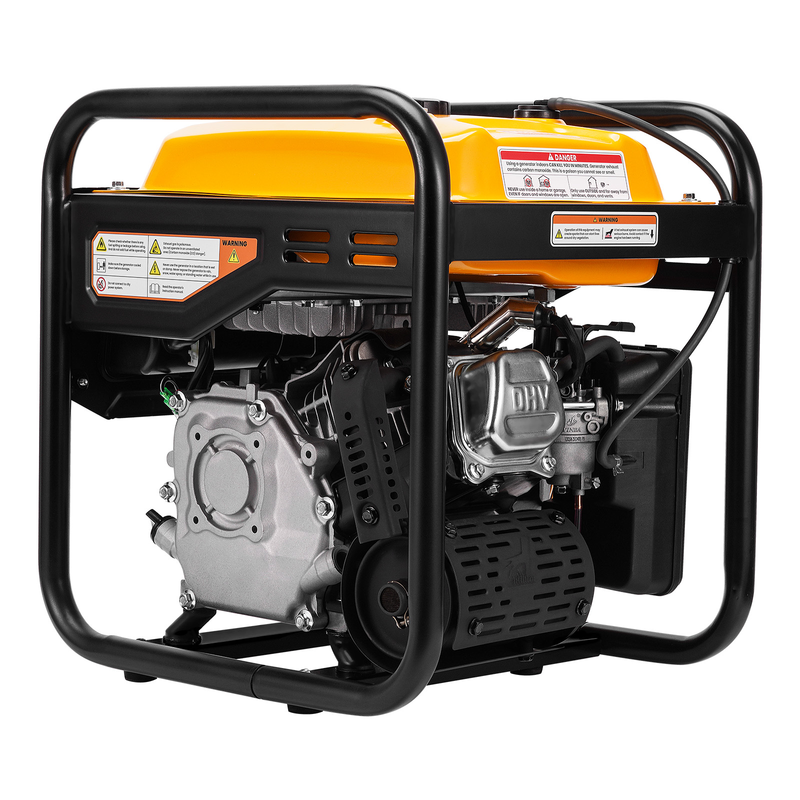 Quiet 72dB 3500W Portable Generator with ECO Mode 223cc Gas Power 8.5H Runtime