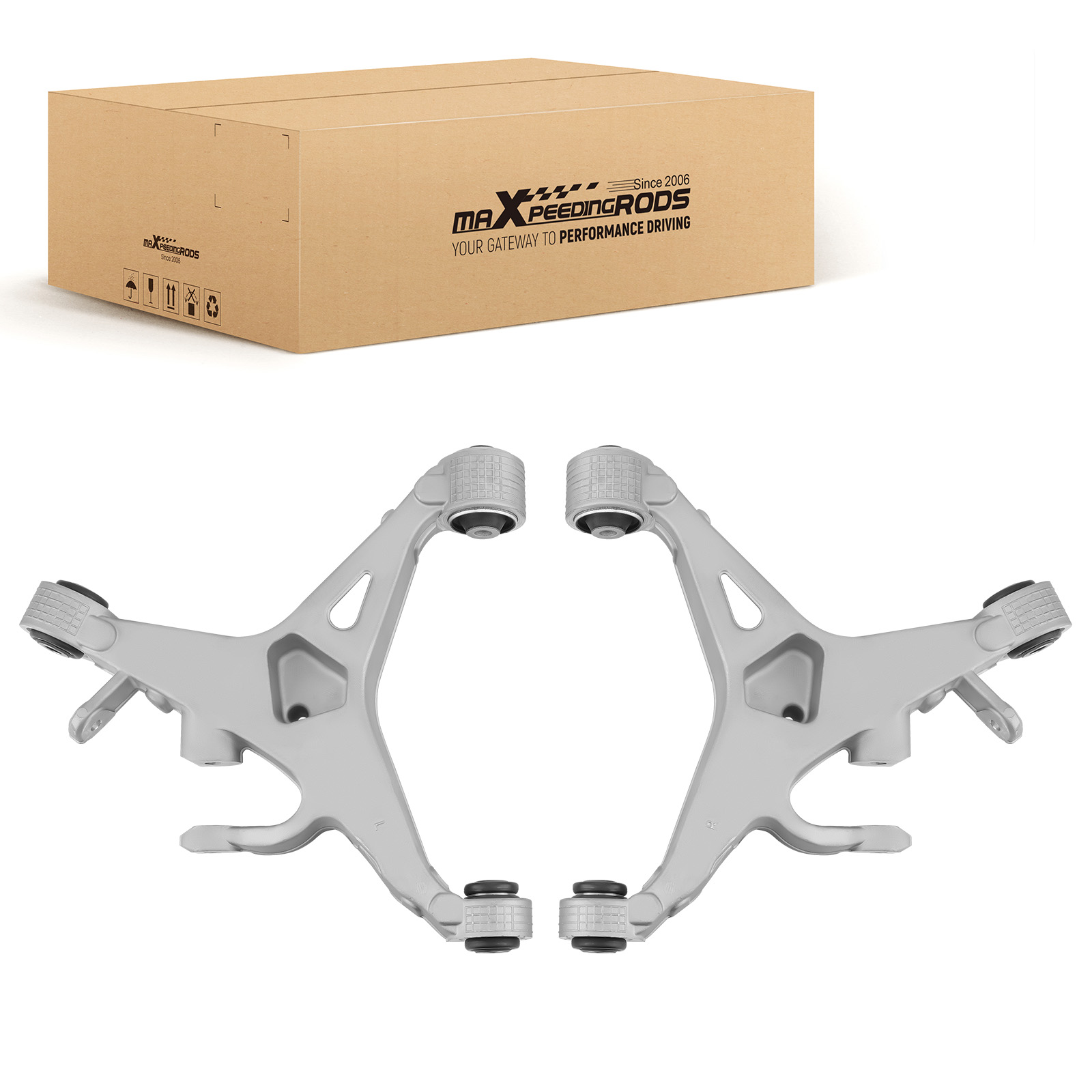 2pc Rear Lower Control Arms w/Ball Joints for Lincoln LS Jaguar S-Type 2000-2003