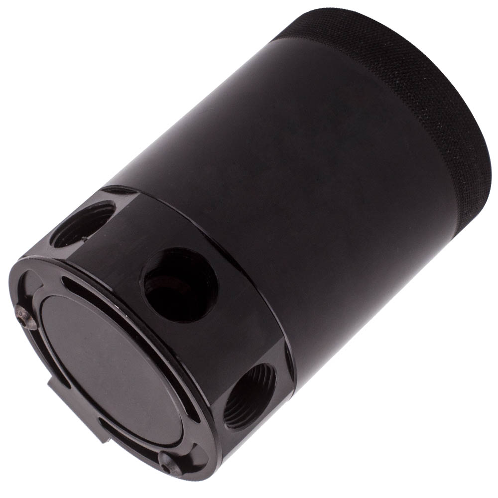 Universal Racing Baffled 3-Ports Oil Catch Can/Tank/Reservoir Air-Oil Separator
