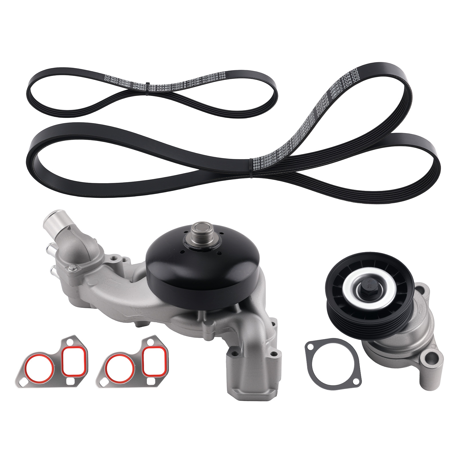 Water Pump Timing Belt Kit for GMC Canyon V8 5.3L 2009-2012 12600767 12681417