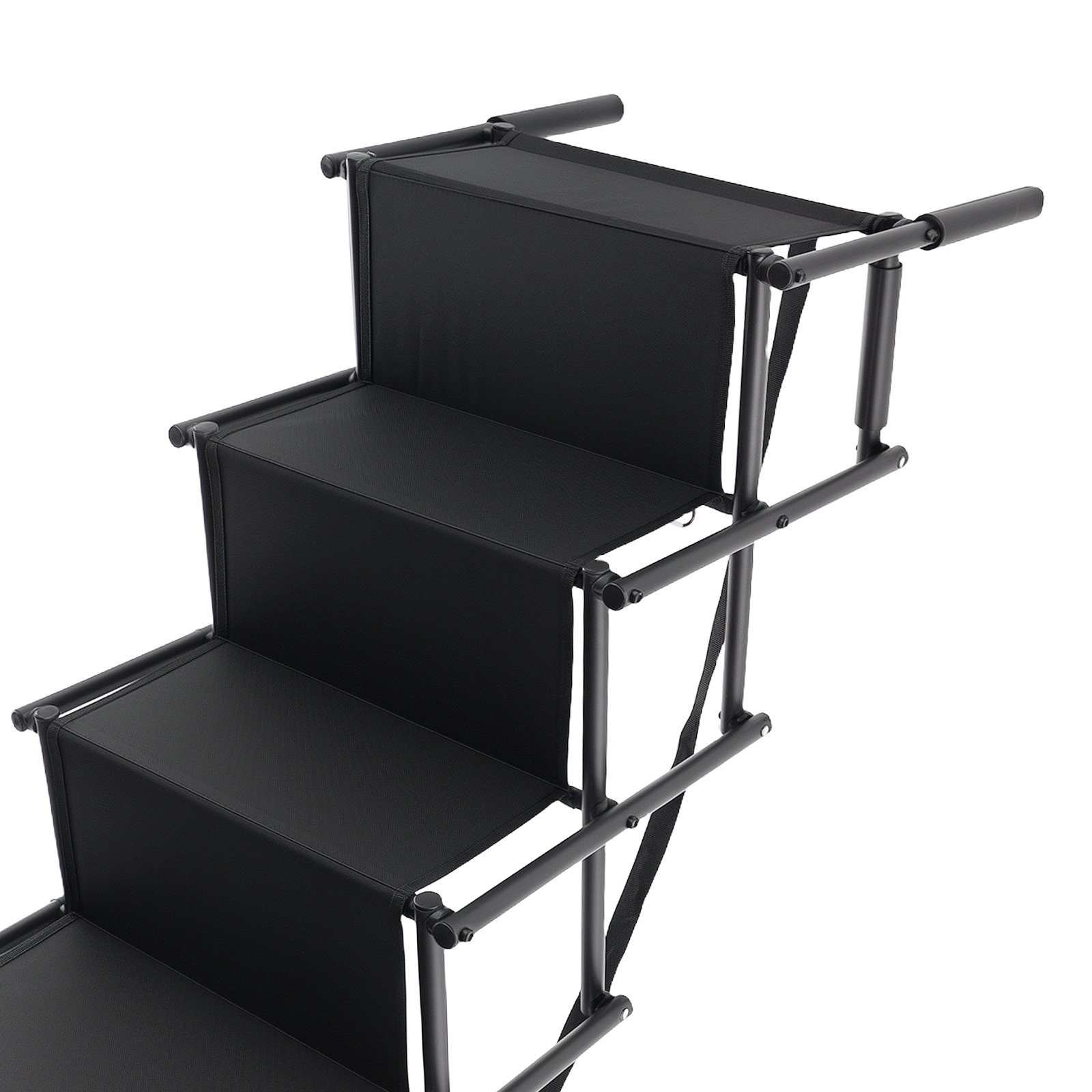Foldable Dog Steps 4 Tier Non-Slip Ladder for Safe Ascent Descent Car Home