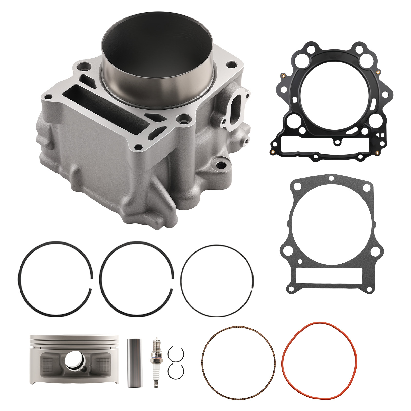 102mm 686cc Big Bore Piston Cylinder Kit for Yamaha Grizzly Raptor Rhino 660 US