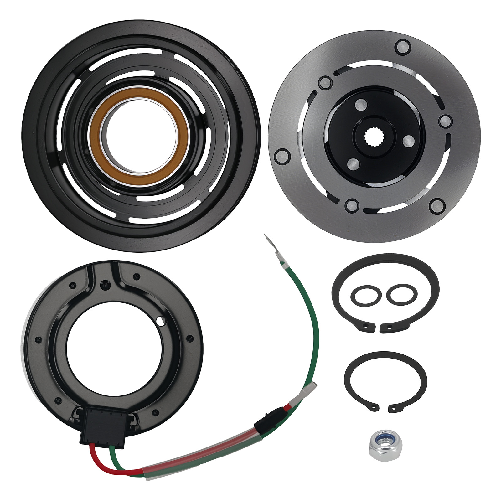 AC Compressor Clutch Kit for HONDA CIVIC 1.7L  2001 - 2005  38810PLMA11 12V