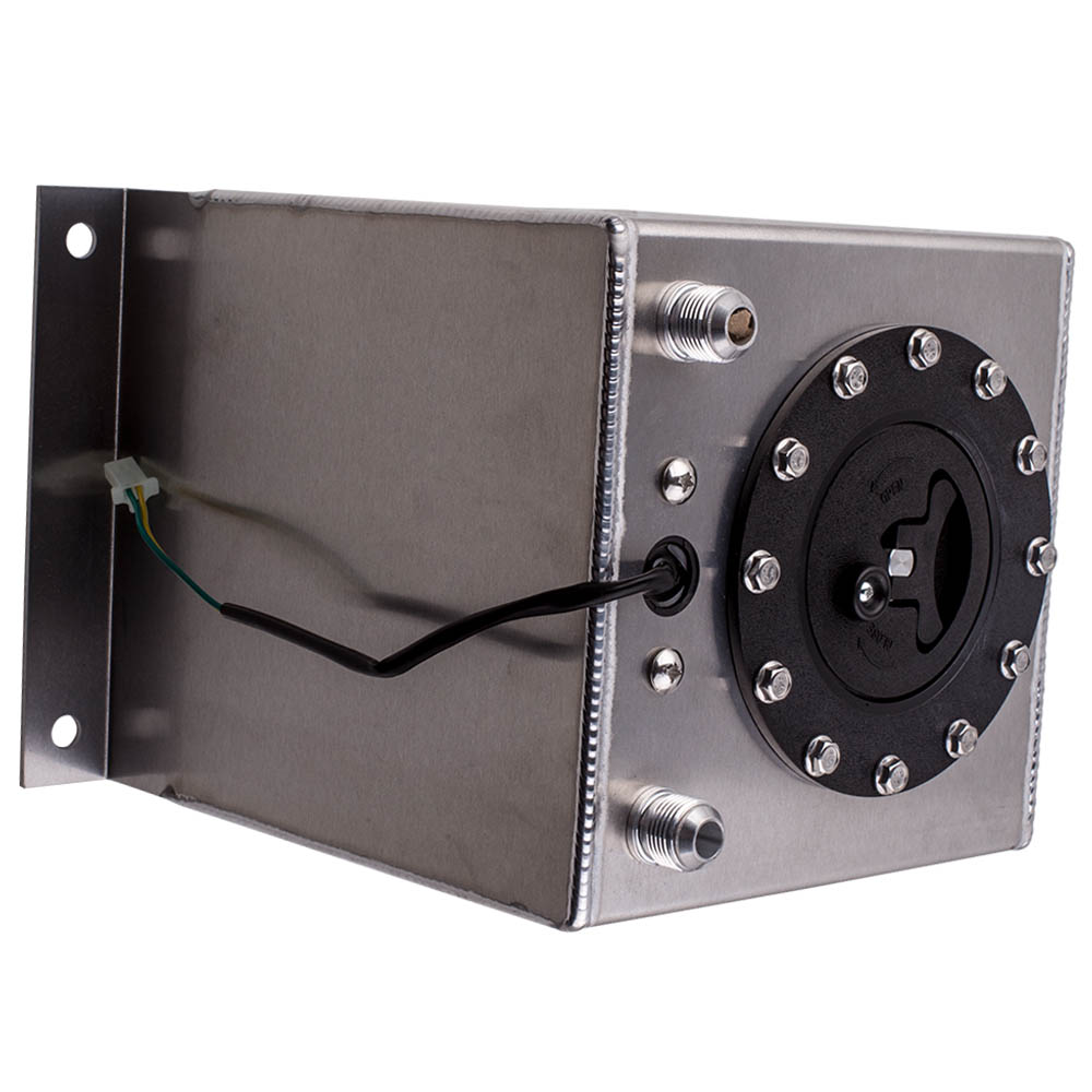 Aluminum 2.5 Gallon 10an Fuel Cell Tank For GM fuel sending unit for Ford Fiesta