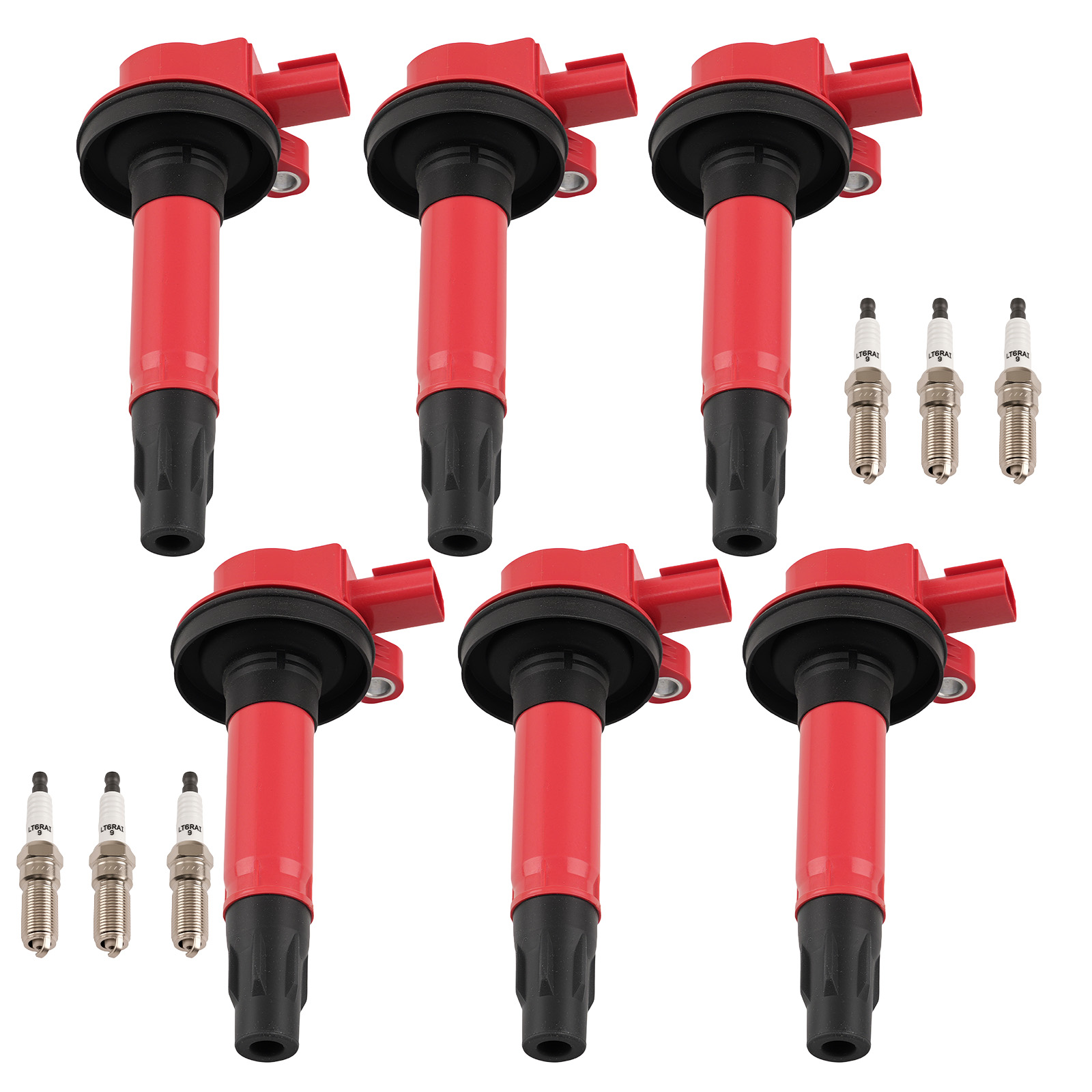 6x Ignition Coil + 6x Spark Plug for Mazda CX-9 6 3.5L 3.7L 2007-2015 UF553