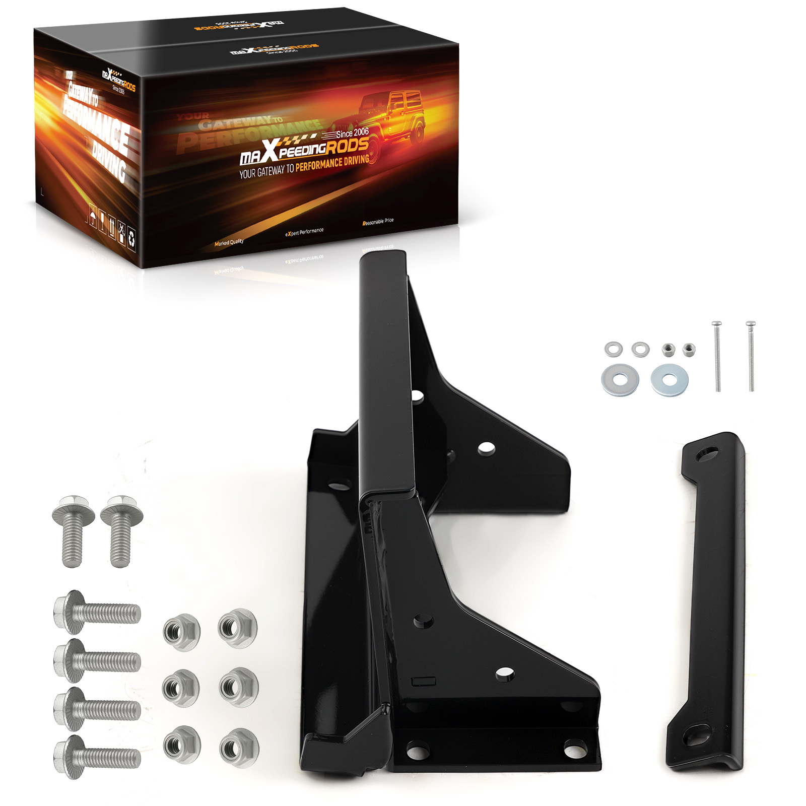 Steel Front Winch Mounting Bracket for 2015-2025 820 Mule PRO-FXT/FX 4 7/8