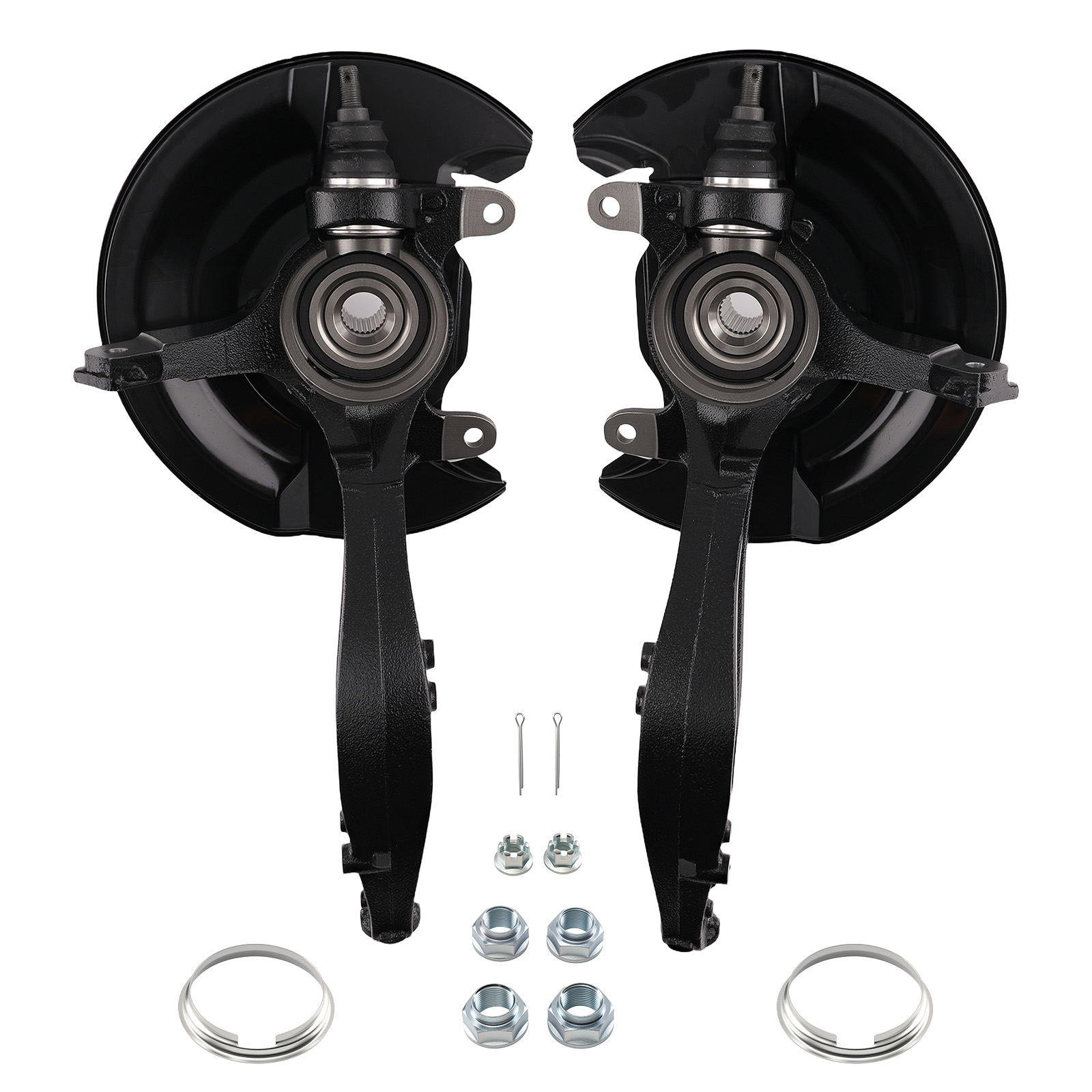 Driver & Passenger Knuckle Hub Assembly for Honda Accord 2.4L AT 03-07 698400