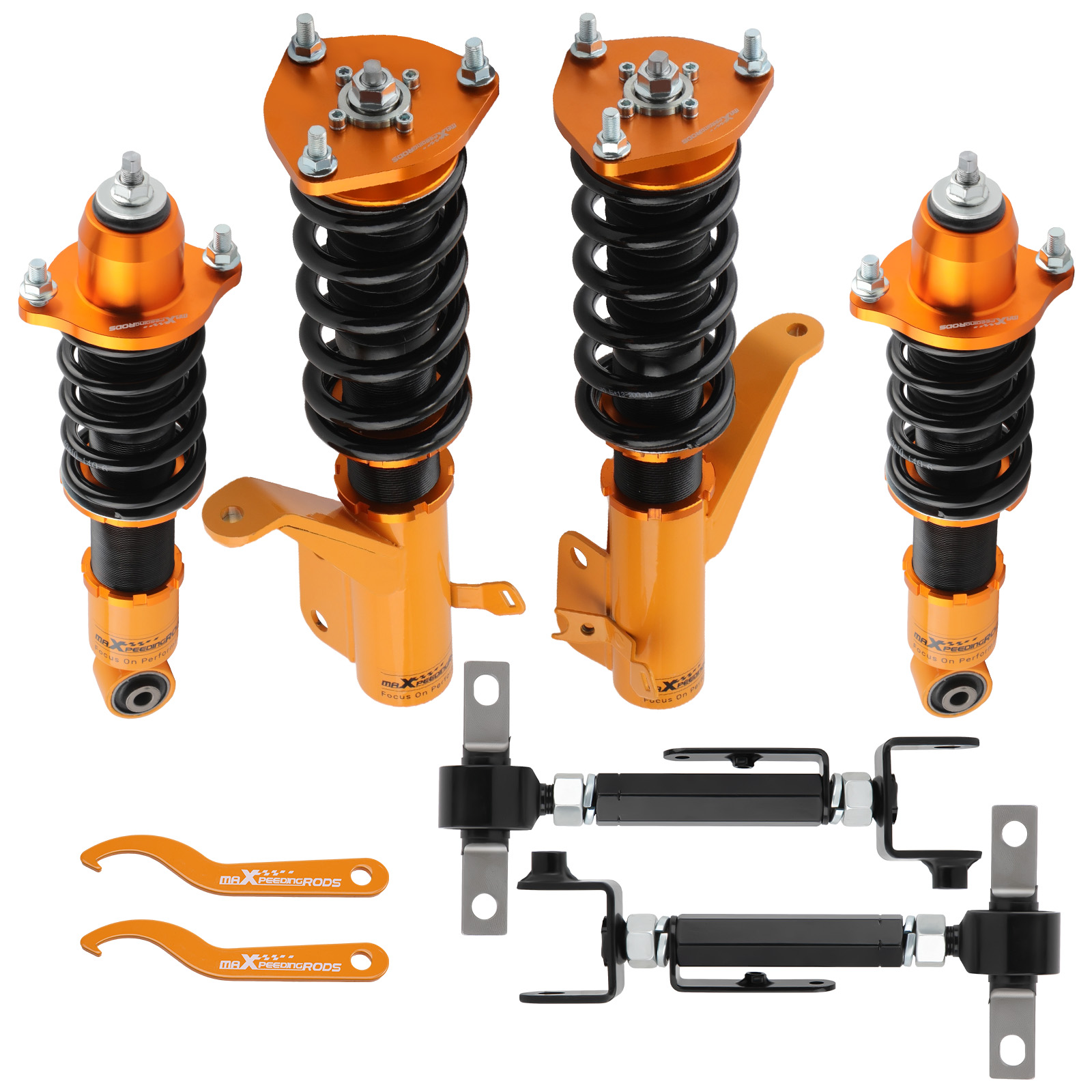Amortisseur + 2 bras de carrossage arrière for Honda civic VII 2001-2005