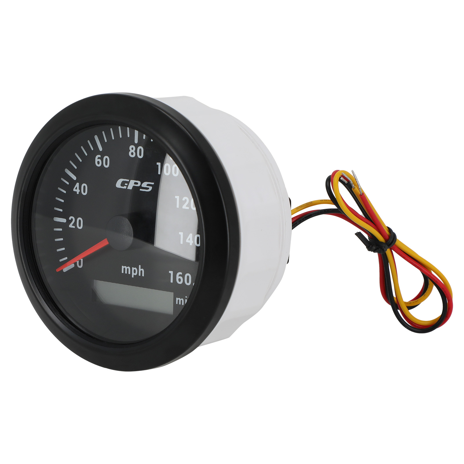 316 Stainless Steel GPS Speedometer 85mm Waterproof Digital Gauge 0-160MPH LED