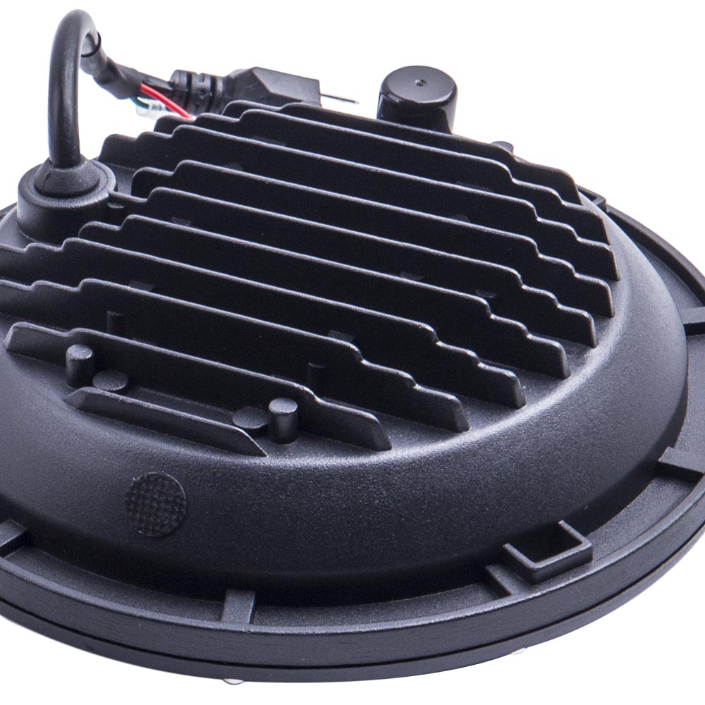 2pcs 7 Inch Round LED Headlight Headlamp Fit For Jeep 97-2017 Wrangler JK LJ TJ