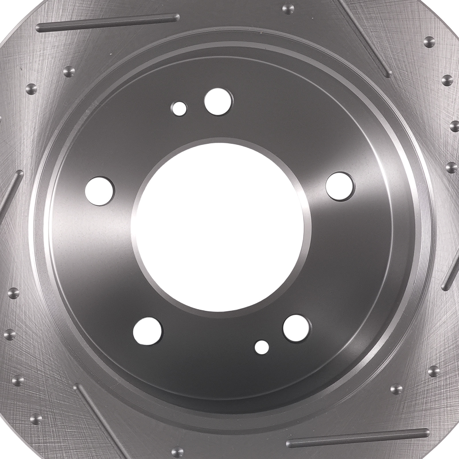 Rear Drilled Slotted Brake Rotors Ceramic Pads for Kia Forte/Forte5 2014-2018