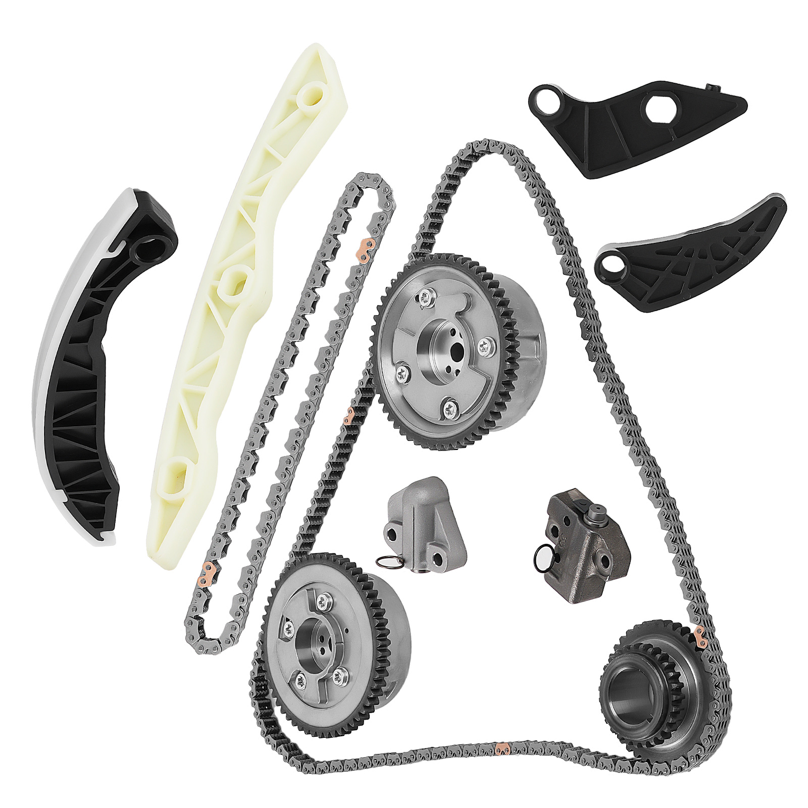 Timing Chain Set w/ Oil Pump Guide For Chrysler 200 2.4L/Dodge Avenger 2.4L US