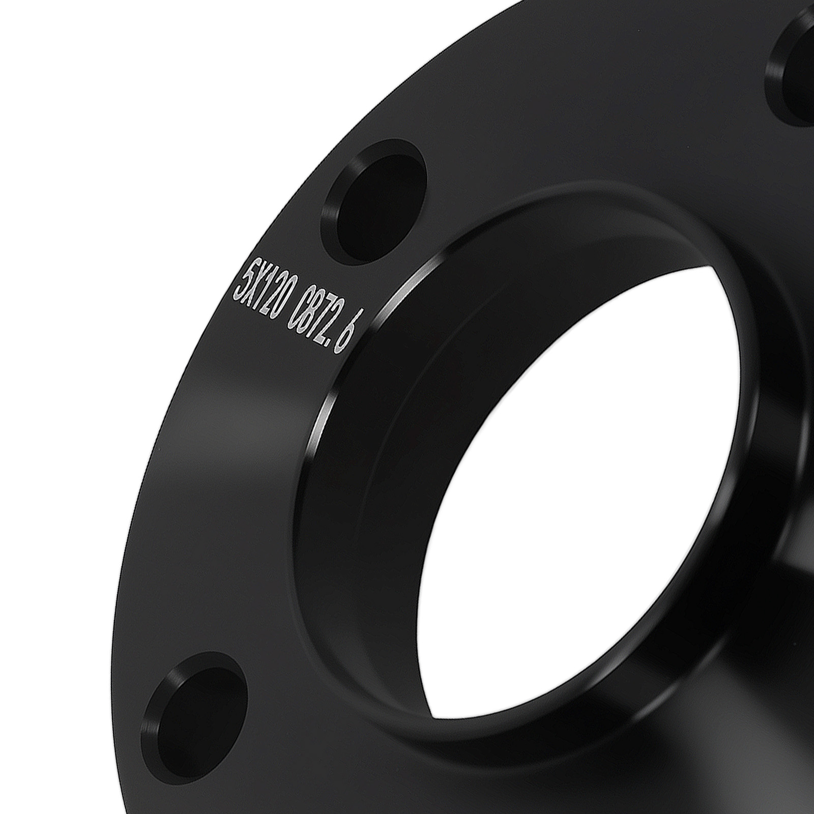 20mm Distanzscheibe 5x120 for BMW 5er E60 560L M5 M560 72.6mm M12x1.5 Alu