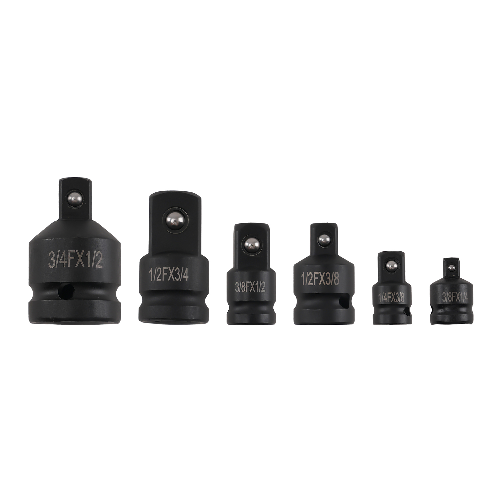 Adaptador Casquillo Impacto 6Pcs 1/4