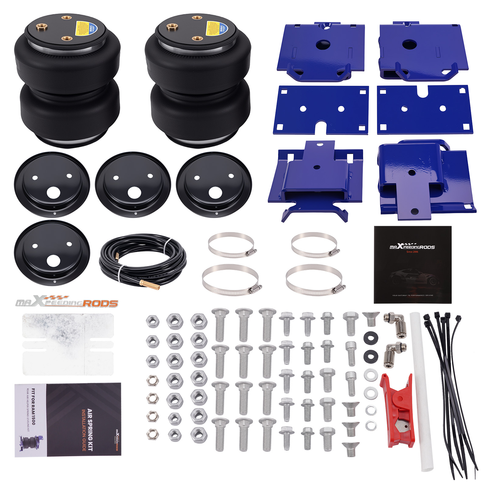 2X Federbalg Hinten Leveling Kit for Dodge Ram 1500 RWD 4WD Bj. 2009-2018