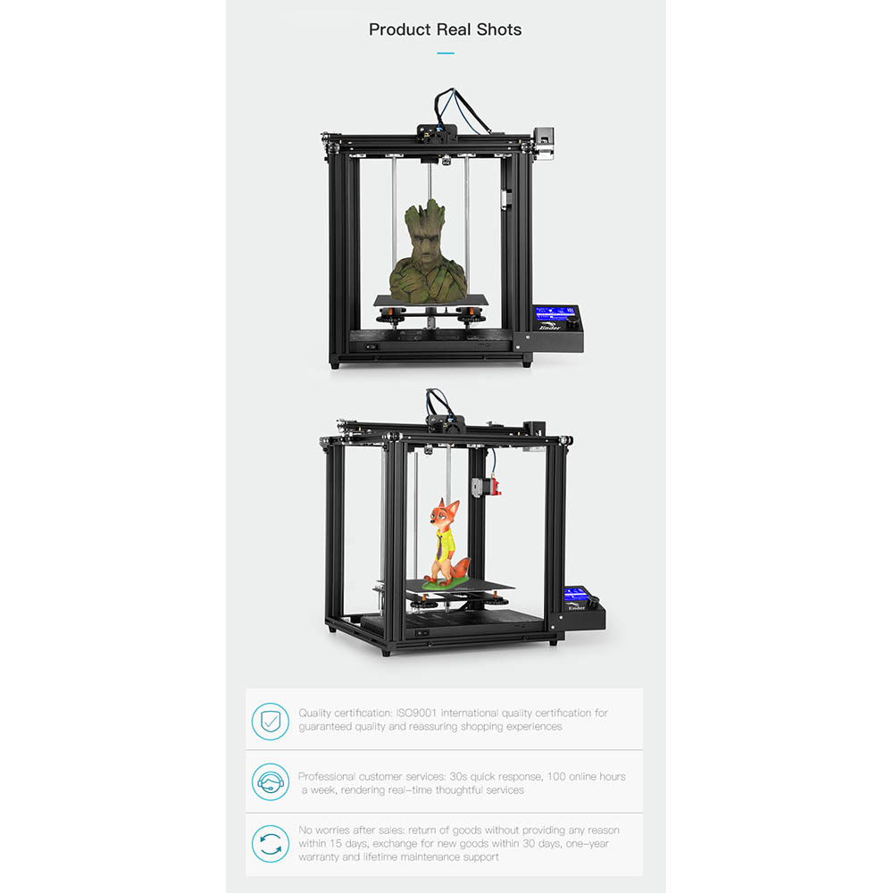 Creality  Ender 5 Pro Hochpräziser 3D Drucker DIY Kit 3D Printer 220*220*300mm