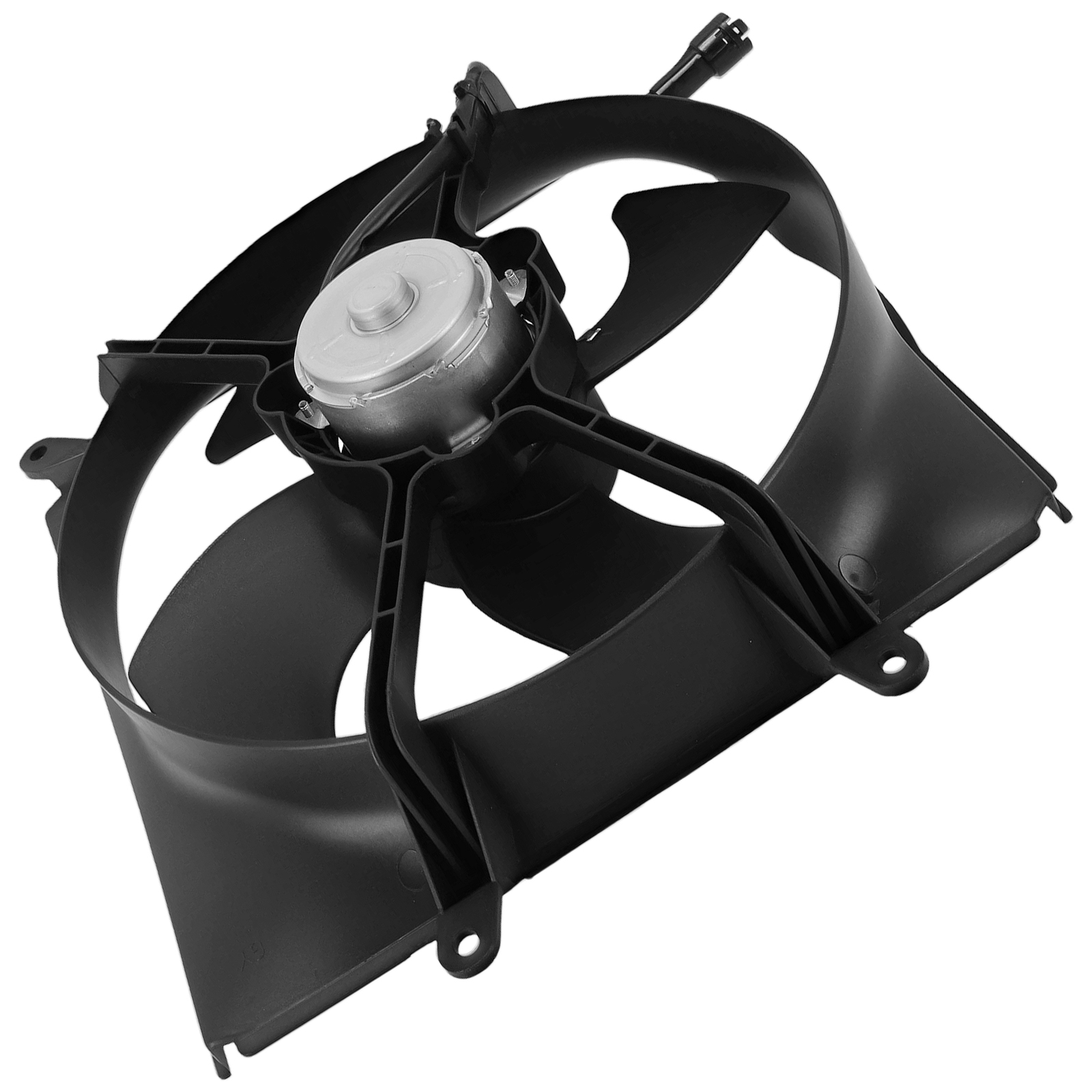 240W Radiator Cooling Fan Assembly for Geo Prizm 1989-1992 620505 4 Blade 2 Pin