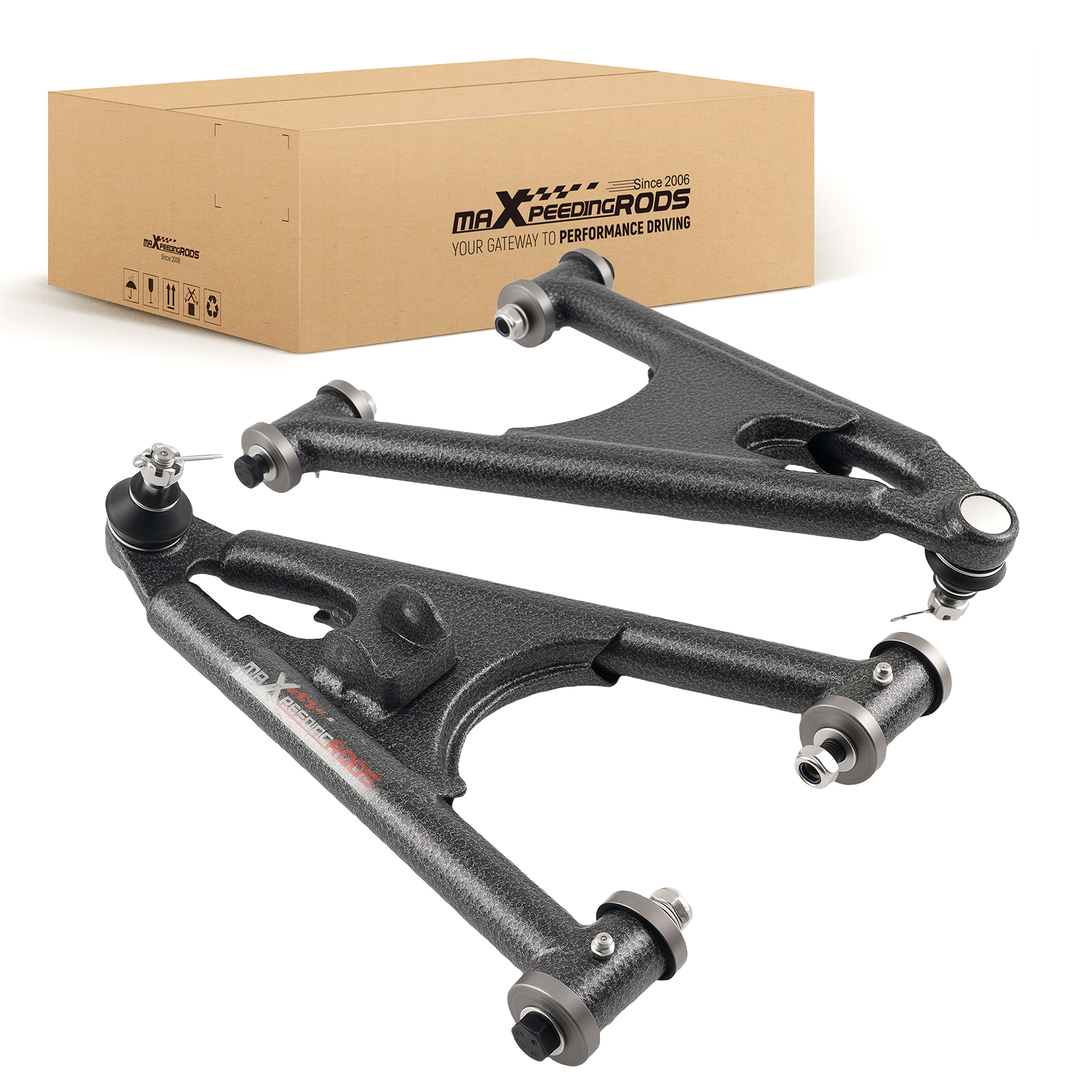 Front Lower A-Arms Control Arm for Yamaha YFZ350 Banshee 350 1989 1990 1991-2006
