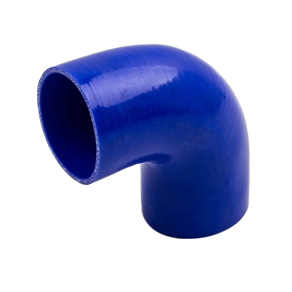 3 inch 76mm Universal Aluminum Turbo Intercooler Pipe Kit+Silicone Hose+Clamps