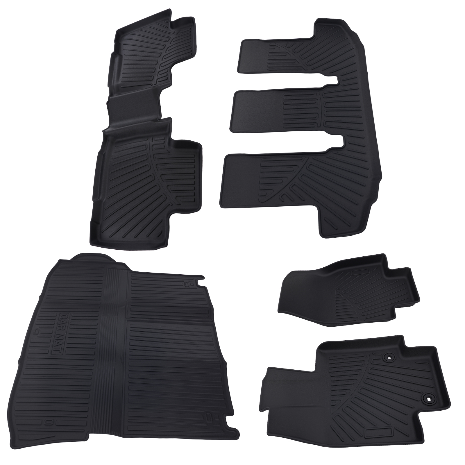 3D Molded Floor Mats & Cargo Liner fit for Toyota Highlander 2020-2025 7-Seats