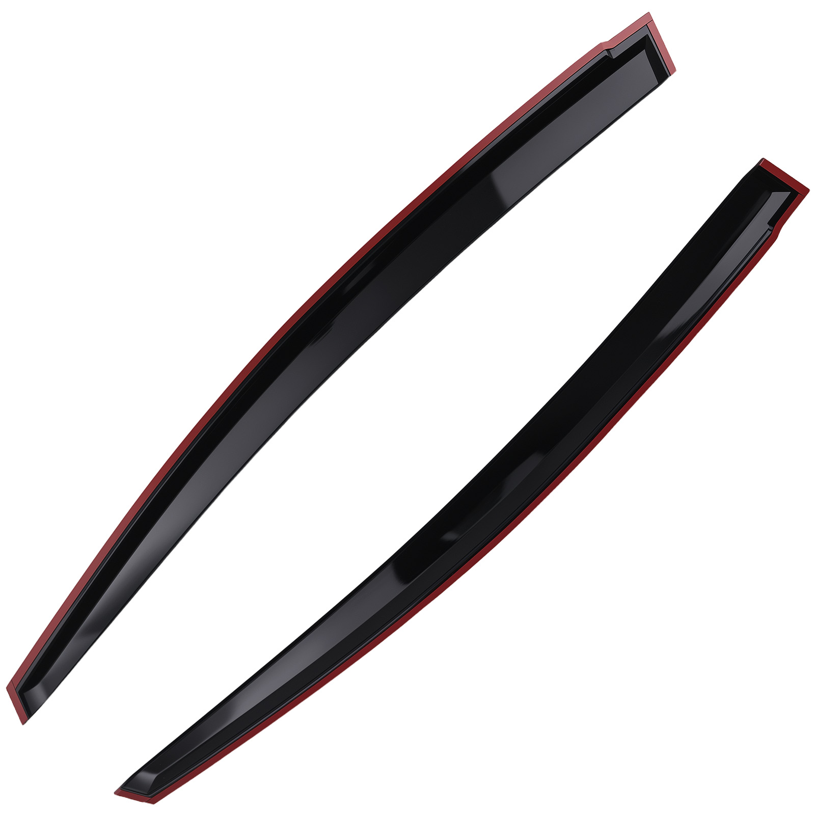 Wind Guards Rain Visor for Honda 2007-2008 Window Deflectors Vent Black