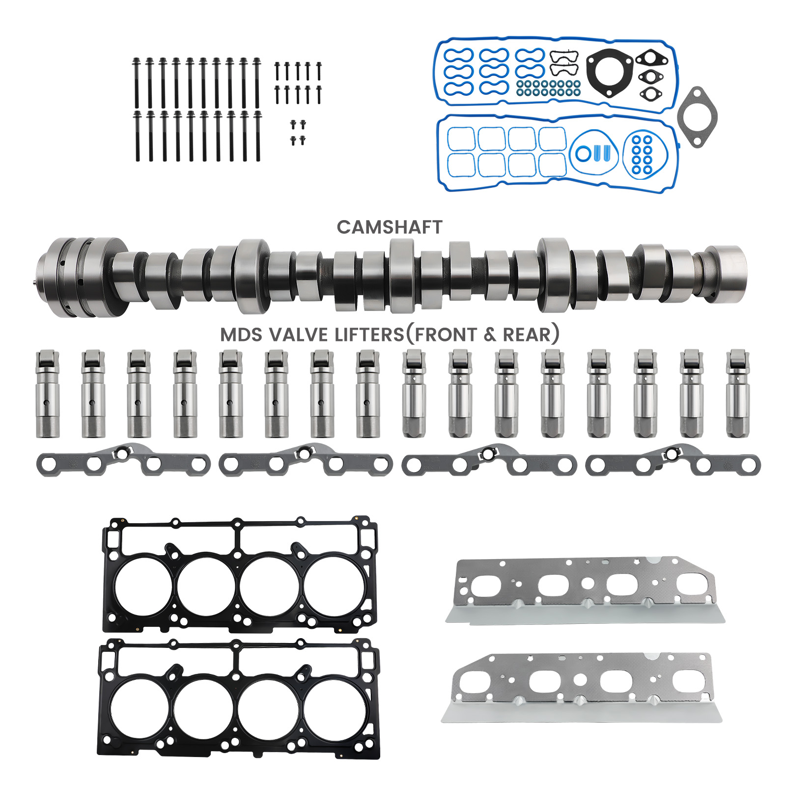 Camshaft MDS Lifters Kit For Ram 1500 5.7L V8 2009-2015 Hemi 05038785AC L5702