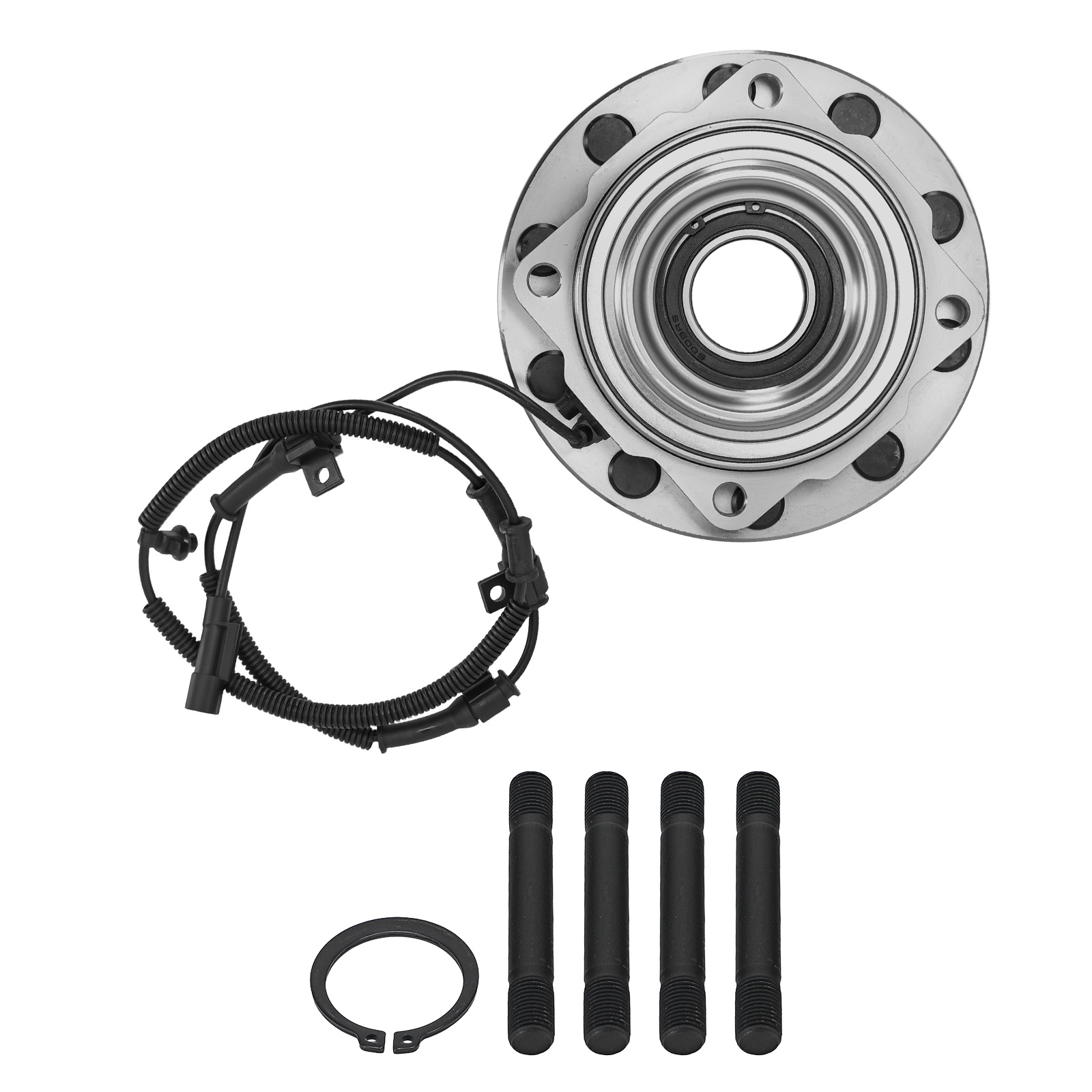 Front ABS Wheel Hub Assembly for Ford F-450 F-550 4WD 10-Lug 2011-16 515133