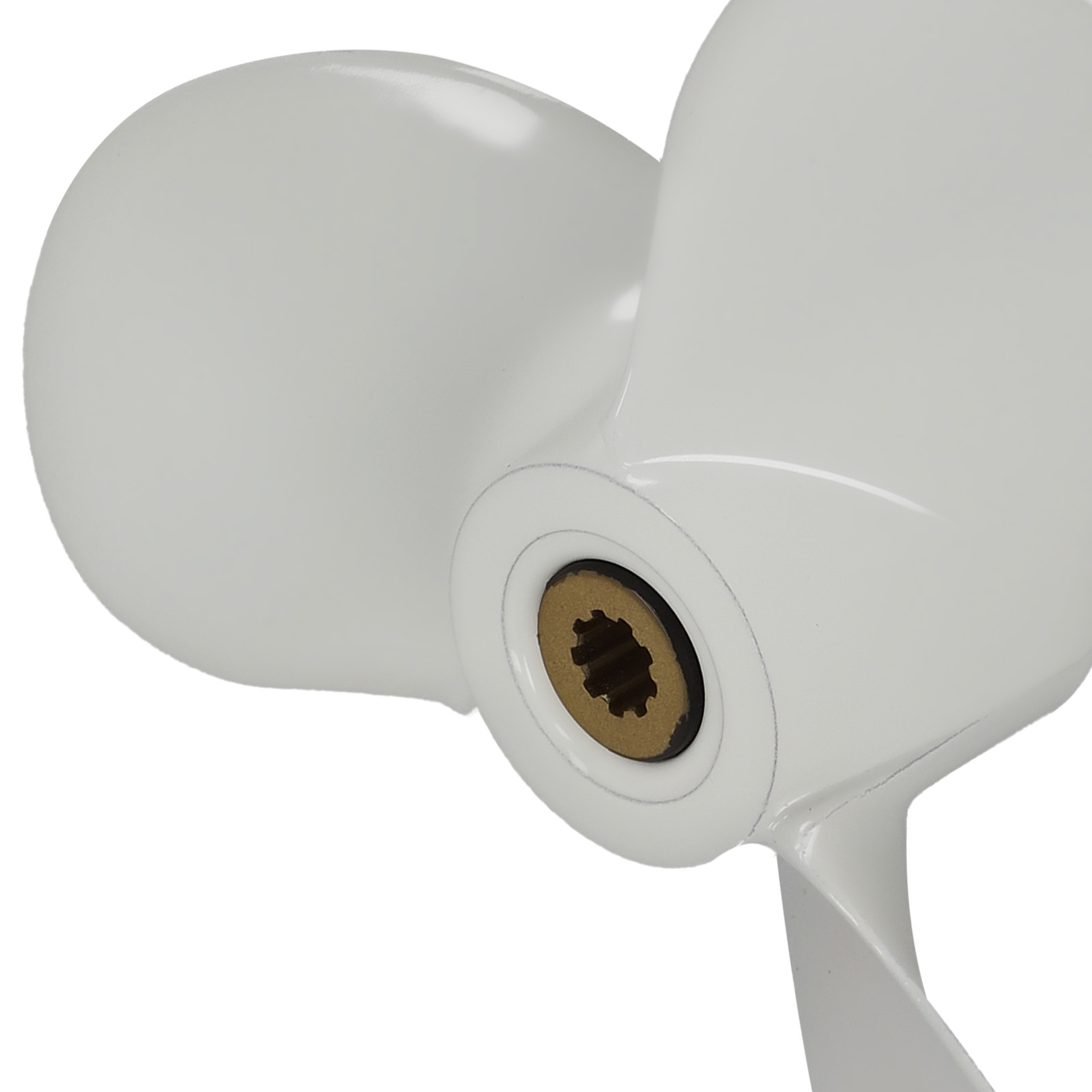 7.5x7 Aluminum Propeller for Yamaha 4-6HP 6E0-45943-01-EL RH 9 Tooth