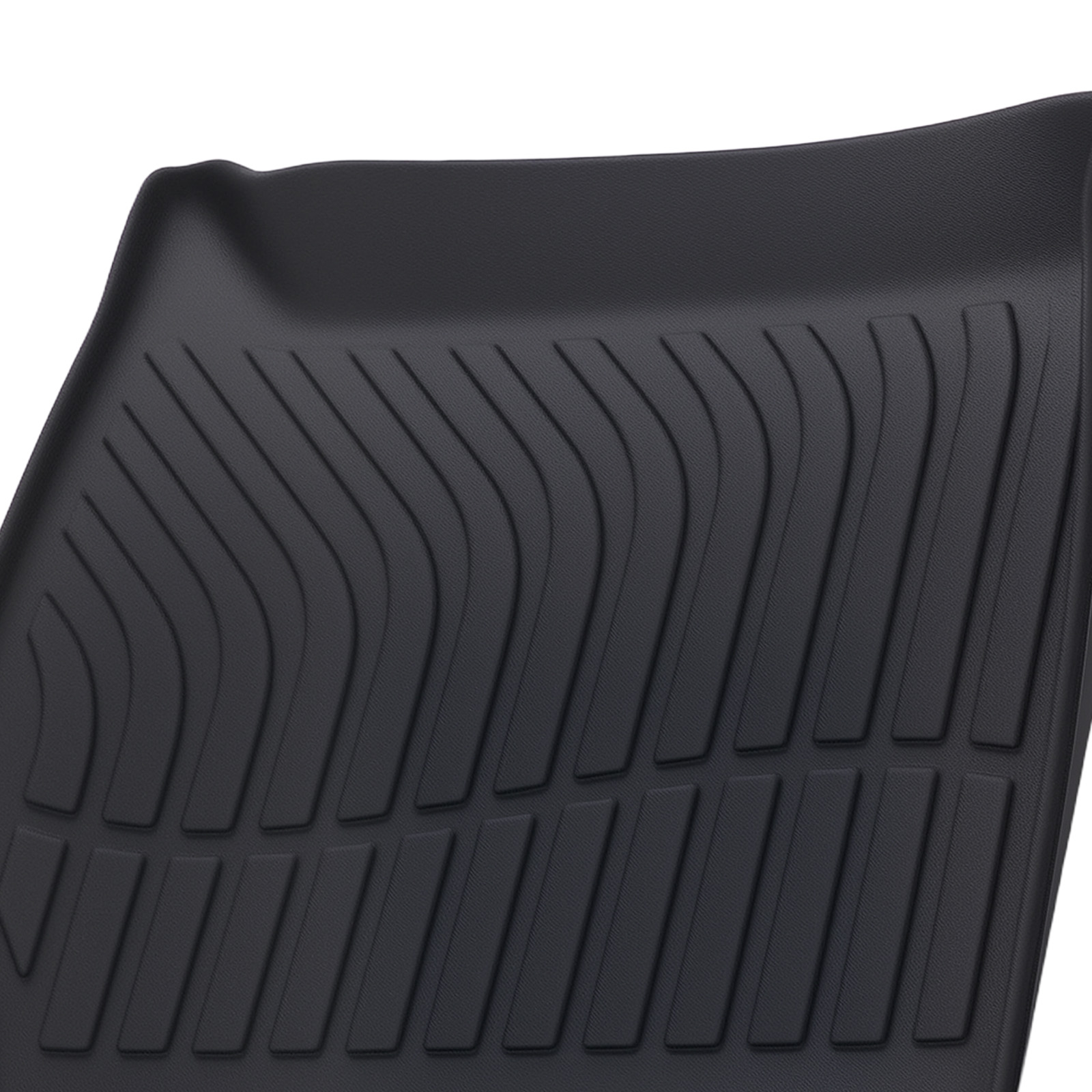 Black TPE Carpet Floor Mats for Chevrolet Traverse 2018-2025 7 Seat Custom