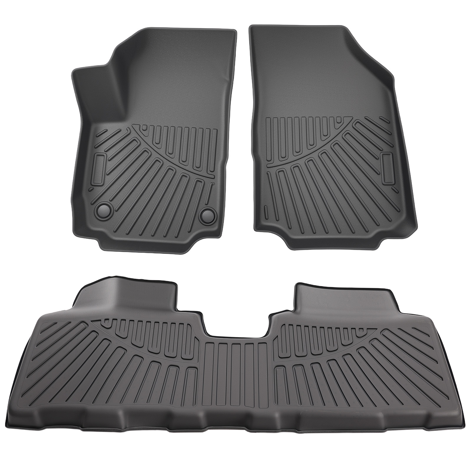All Weather Floor Mats for GMC Terrain Chevrolet Equinox 18-25 TPE Floor Liners