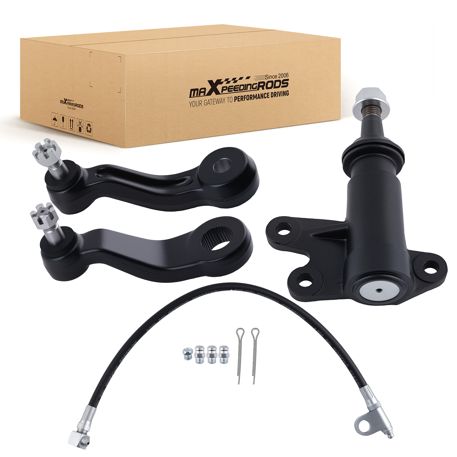 3x Front Idler Arm Bracket Pitman Arm For 1993-1999 Chevrolet GMC C1500 C2500