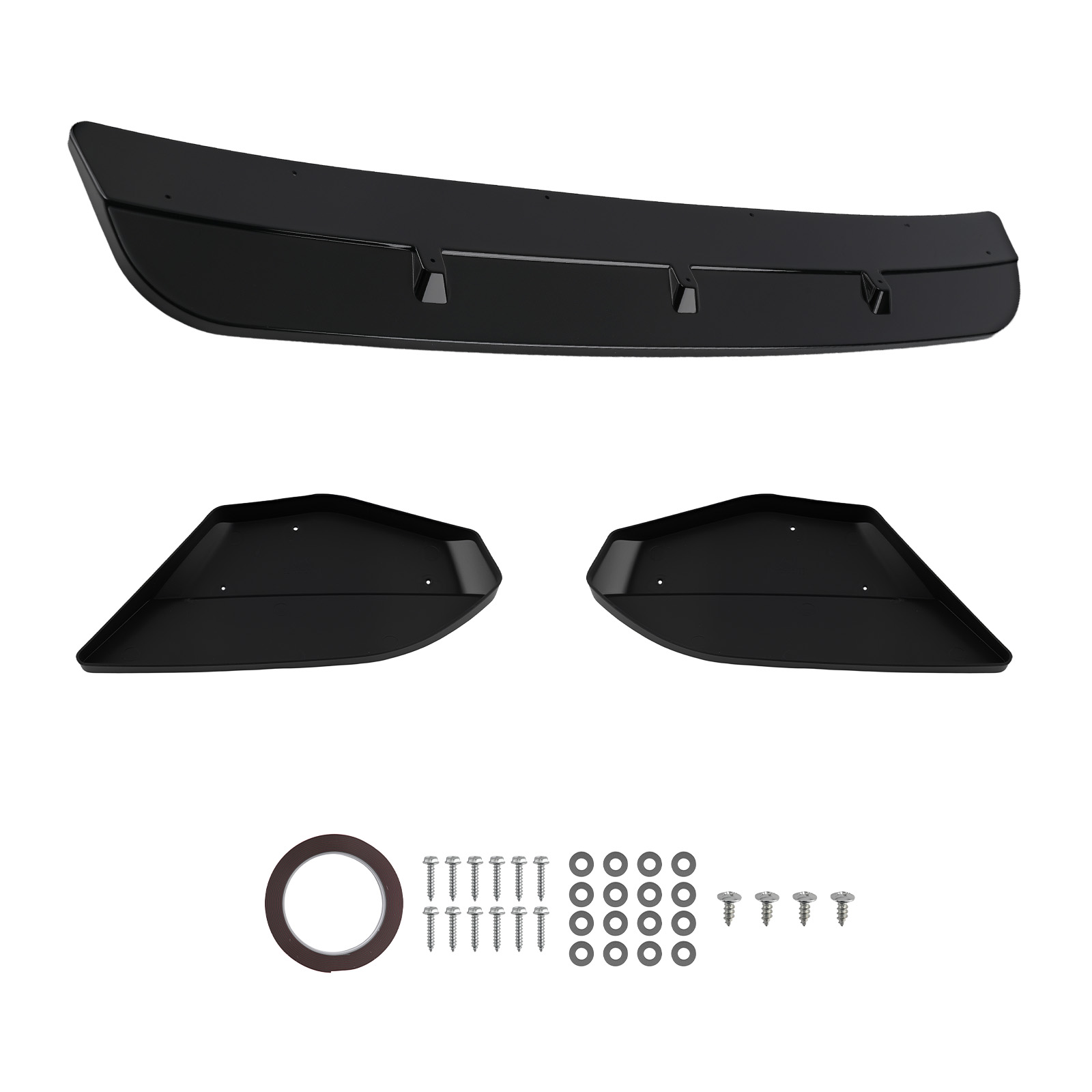 Front Bumper Lip Splitter Spoiler Body Kit For BMW X3M X4M F97 F98 2019-2021