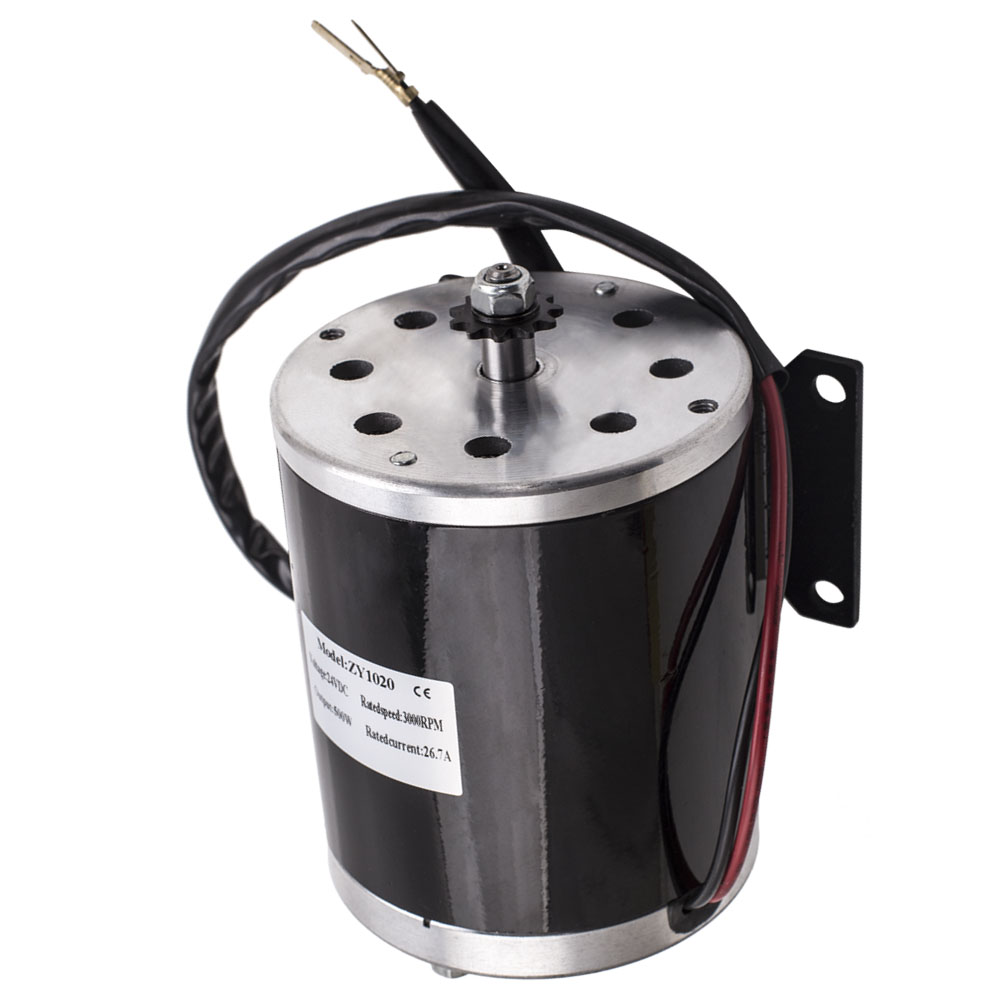 500W 24V gebürsteter Elektromotor for E-Bike Scooter Go Kart  Bike 2800-3000 RPM
