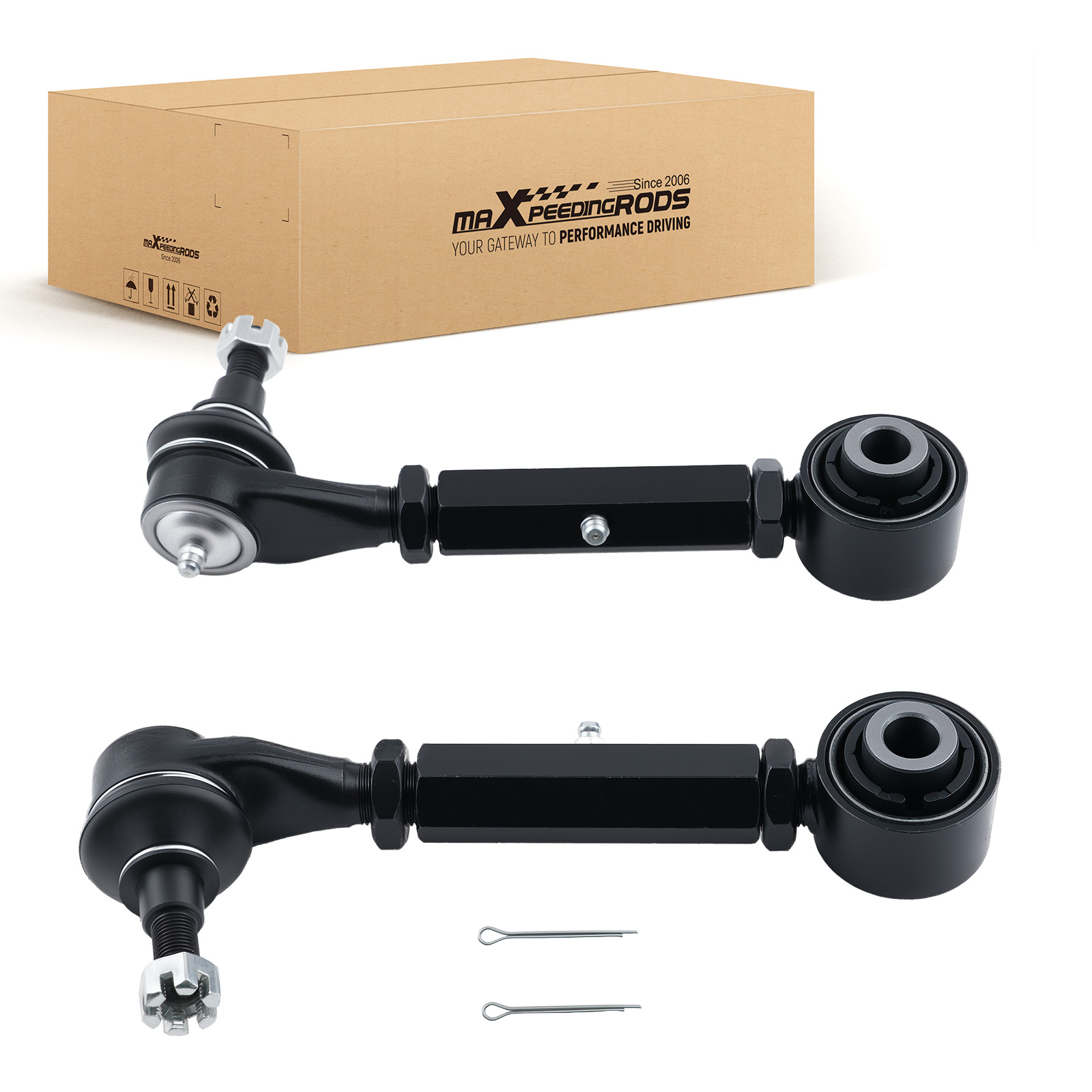 2pc Rear Upper Control Arm w/Ball Joint Kit For Honda Pilot 2009 - 2015 LH & RH