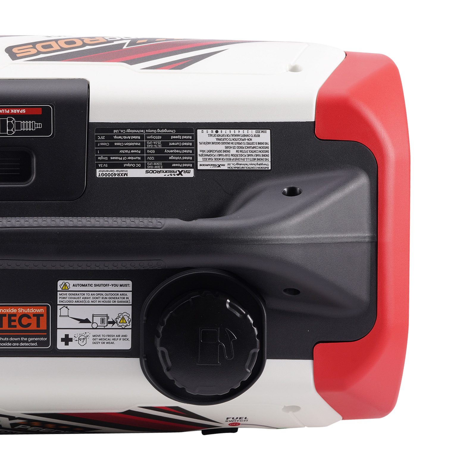 Dual Fuel Generator Portable Inverter 4000 Watt Bluetooth Start Electric Start