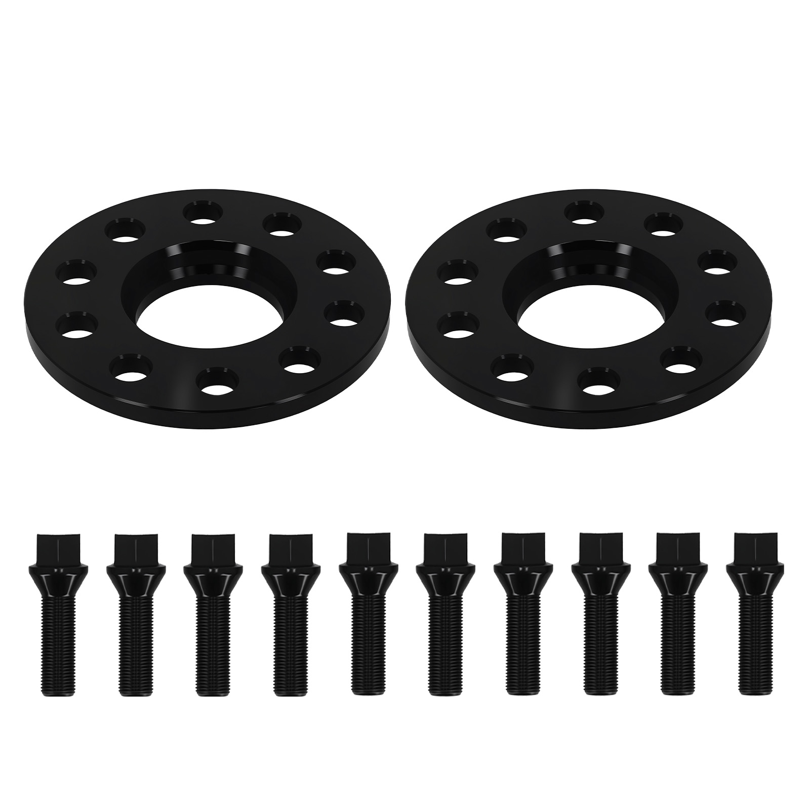 Distanzscheiben 10x Radschraube 10mm for BMW 3er G21 2019- 5x112 66.6mm Alu