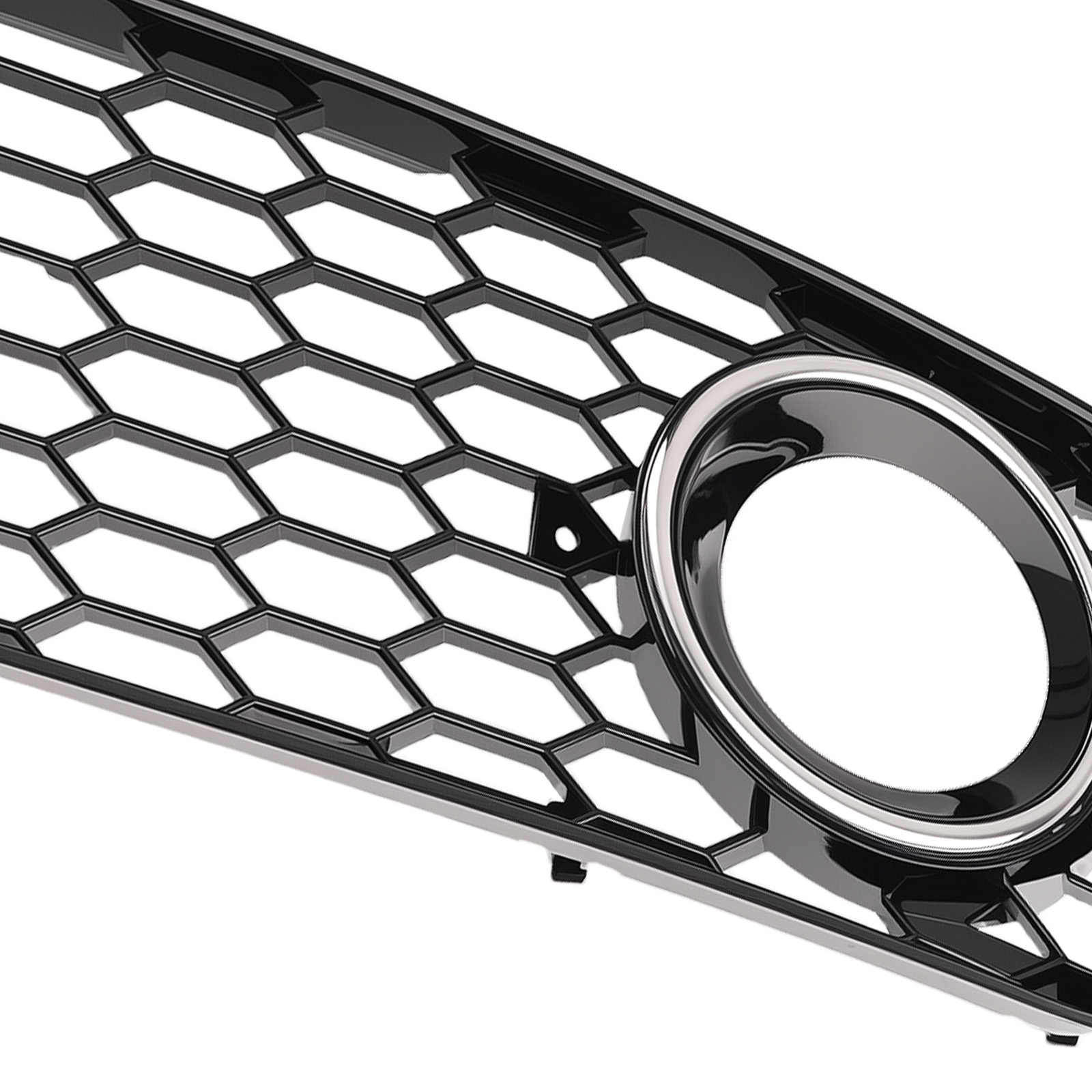 Pair Front Bumper Fog Lamp Grille Cover Set for Audi A5 S-Line S5 B8 RS5 08-2012