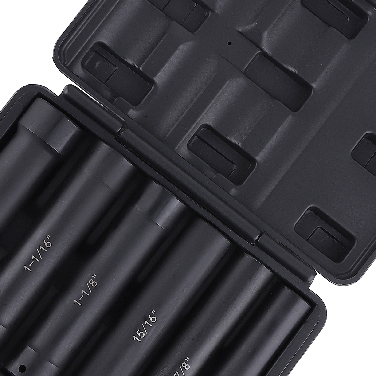 6* 1/2 Inch Drive Heavy Duty Extended Length Extra-Deep Length Impact Socket Set