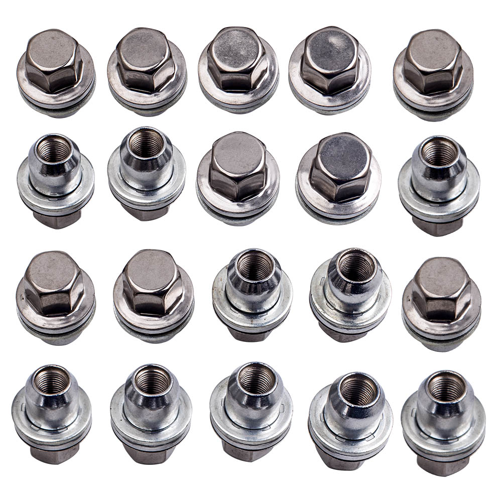 20x Radmutter Wheel Nuts for Land Rover Discovery 3, 4 & Range Rover Sport Alloy